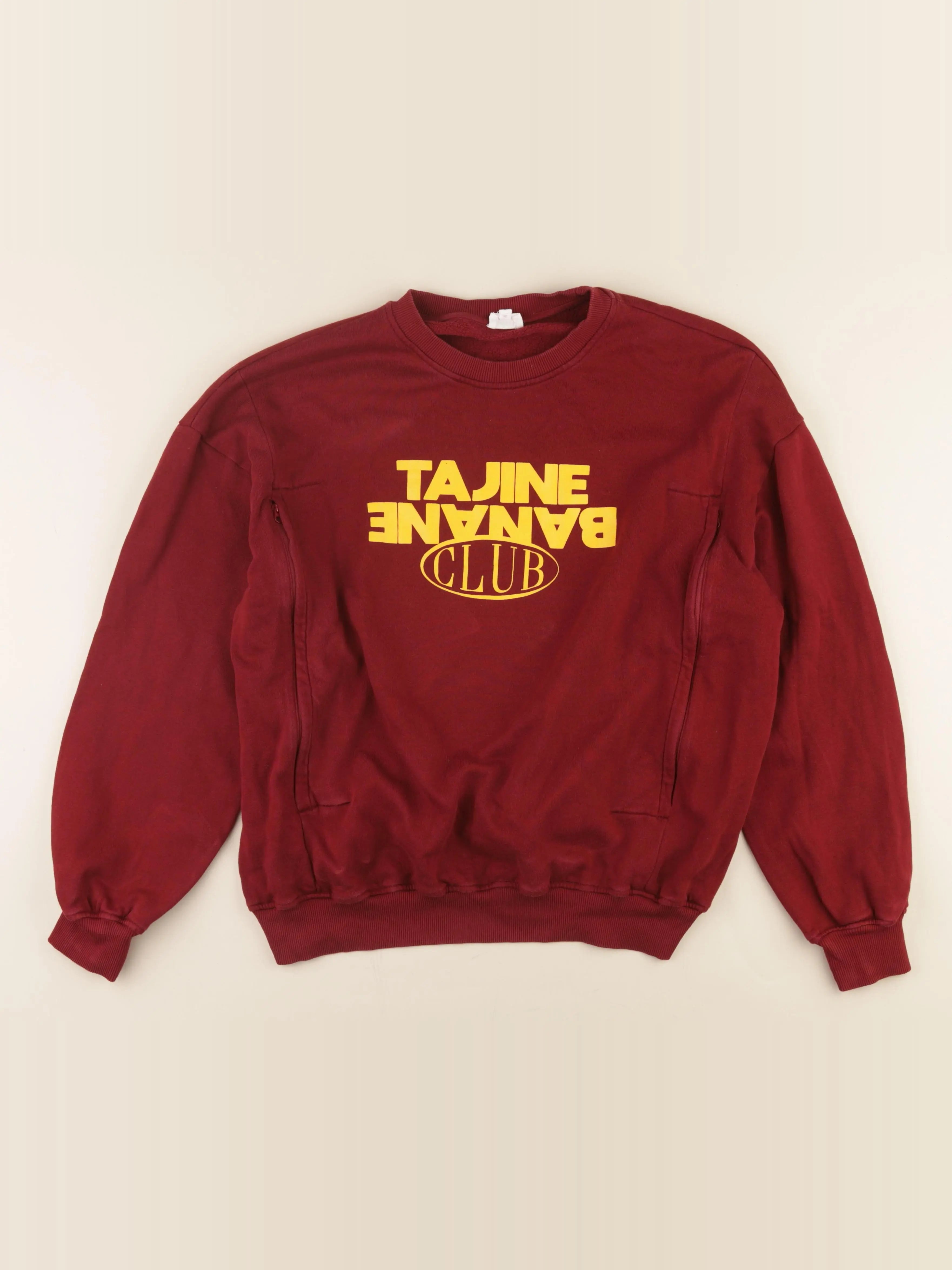 Tajine banane - sweat grossesse, allaitement rouge - m