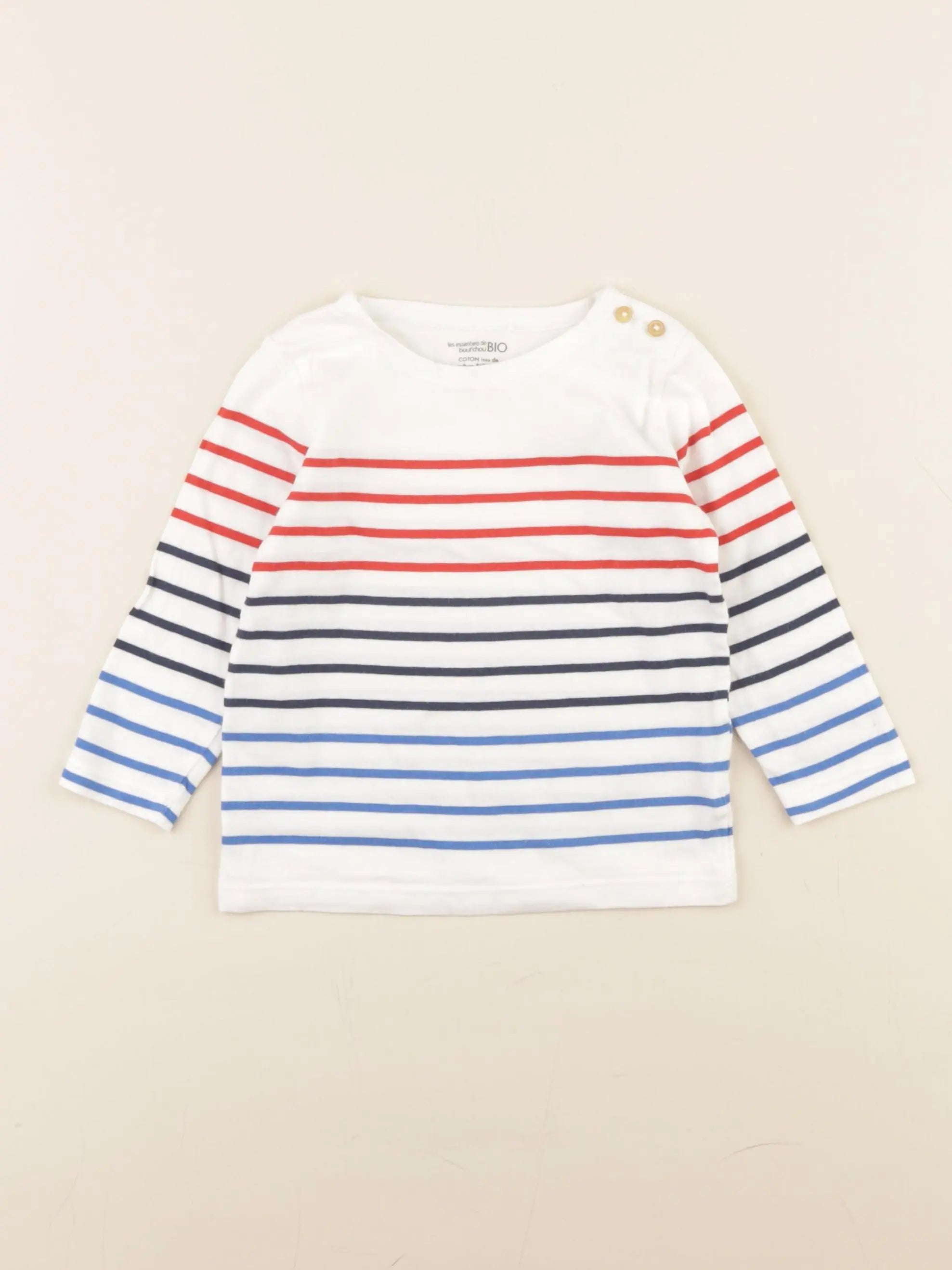 Boutchou - tee-shirt multicolore - 12 mois