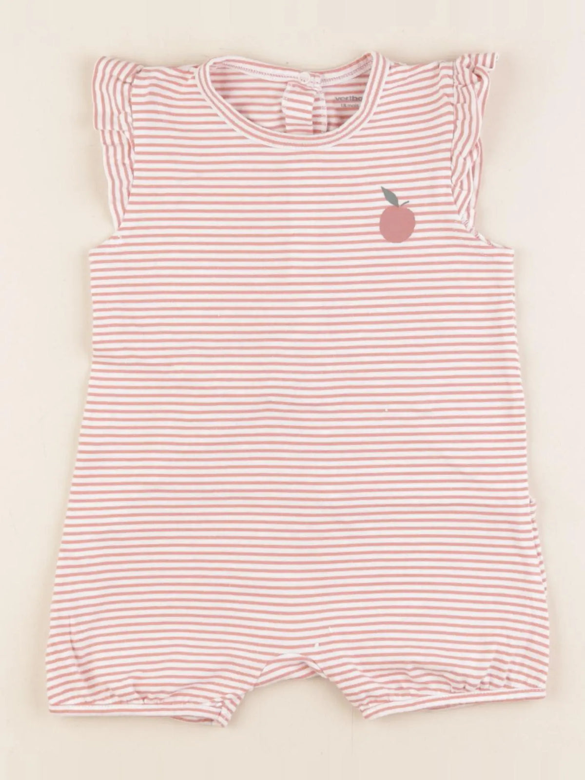 Vertbaudet - pyjama coton rose - 18 mois