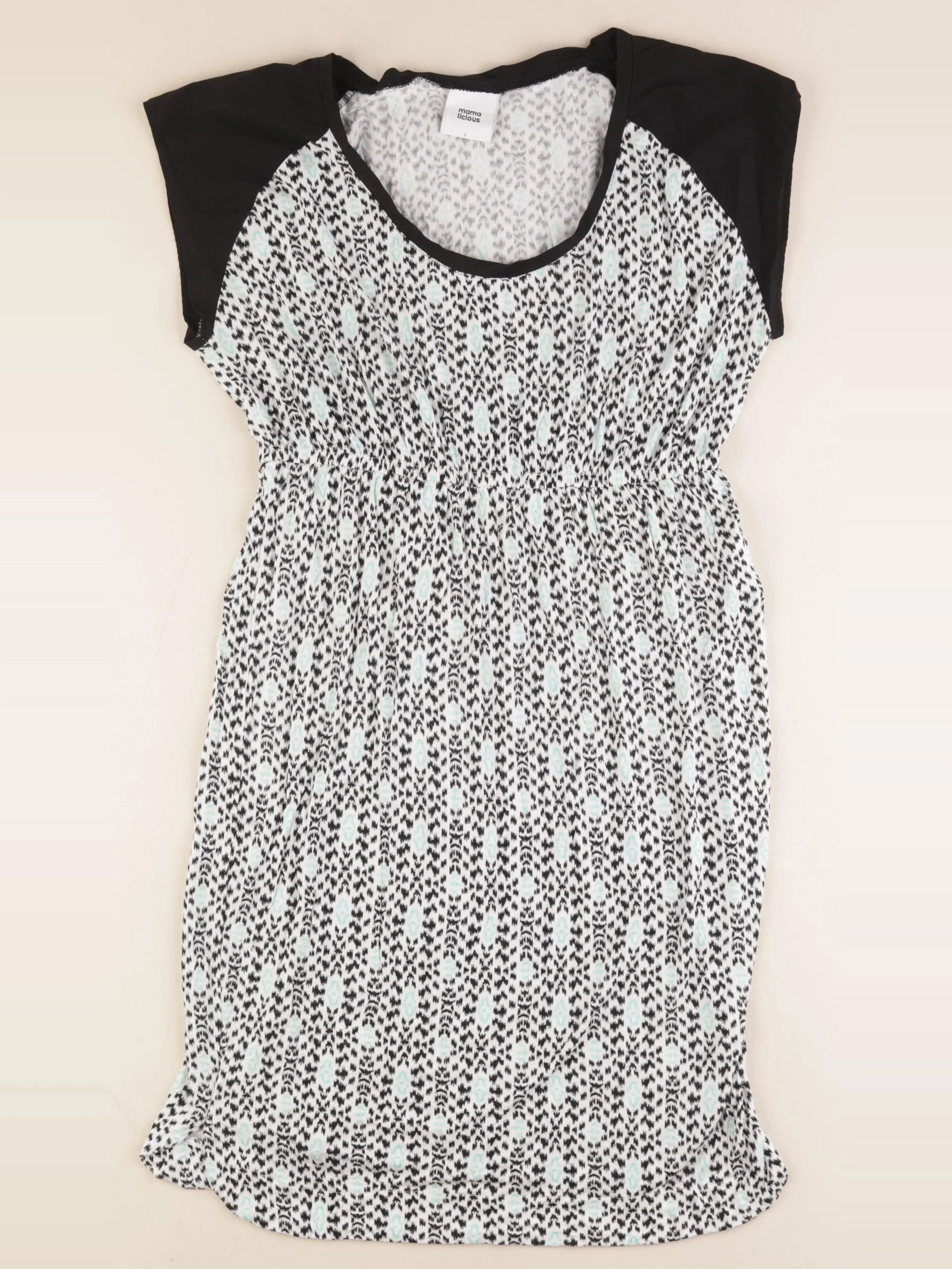 Mamalicious - robe grossesse blanc - l
