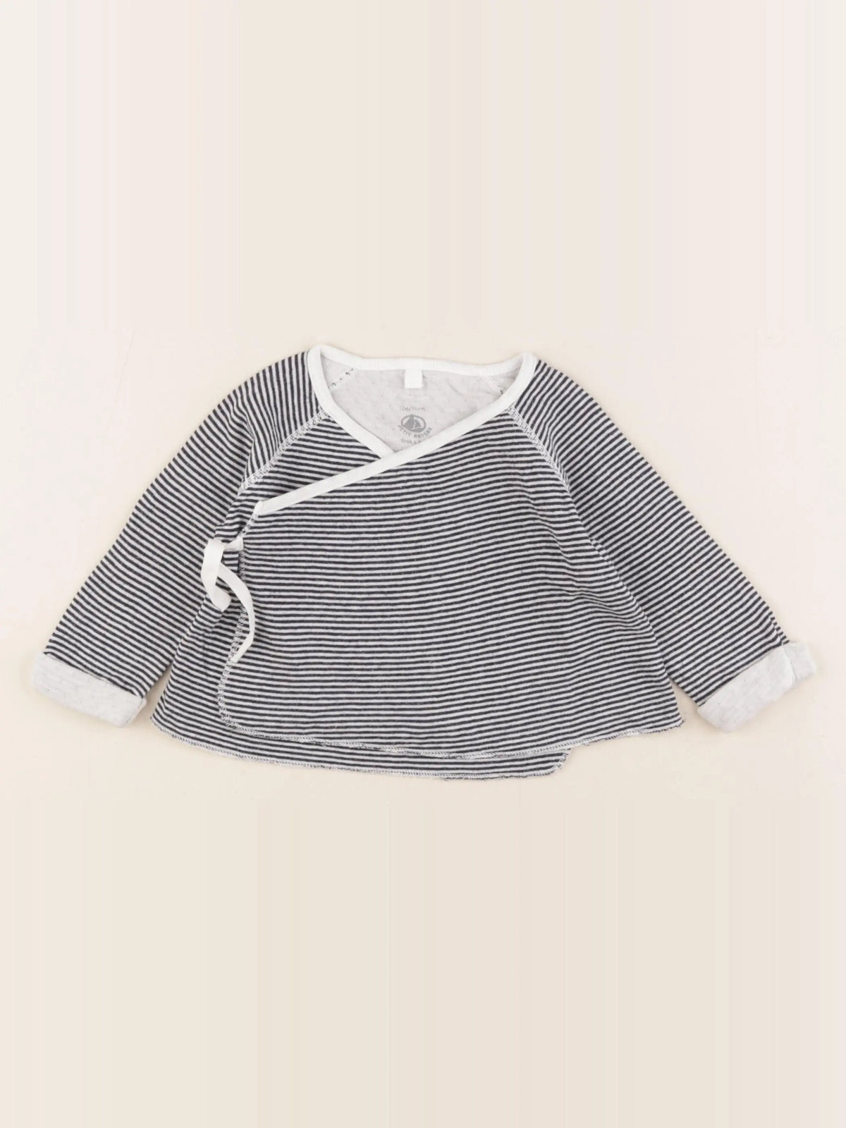 Petit Bateau - tee-shirt bleu - 12 mois