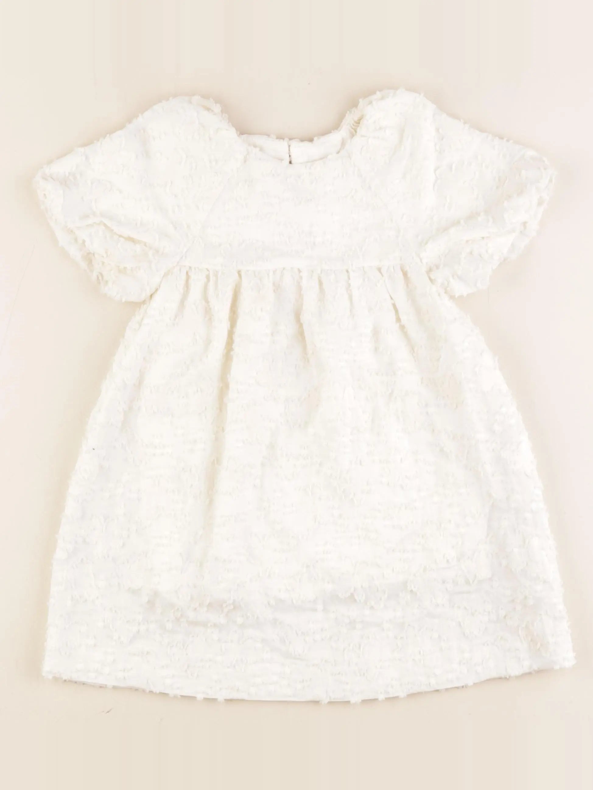 Zara - robe blanc - 2/3 ans