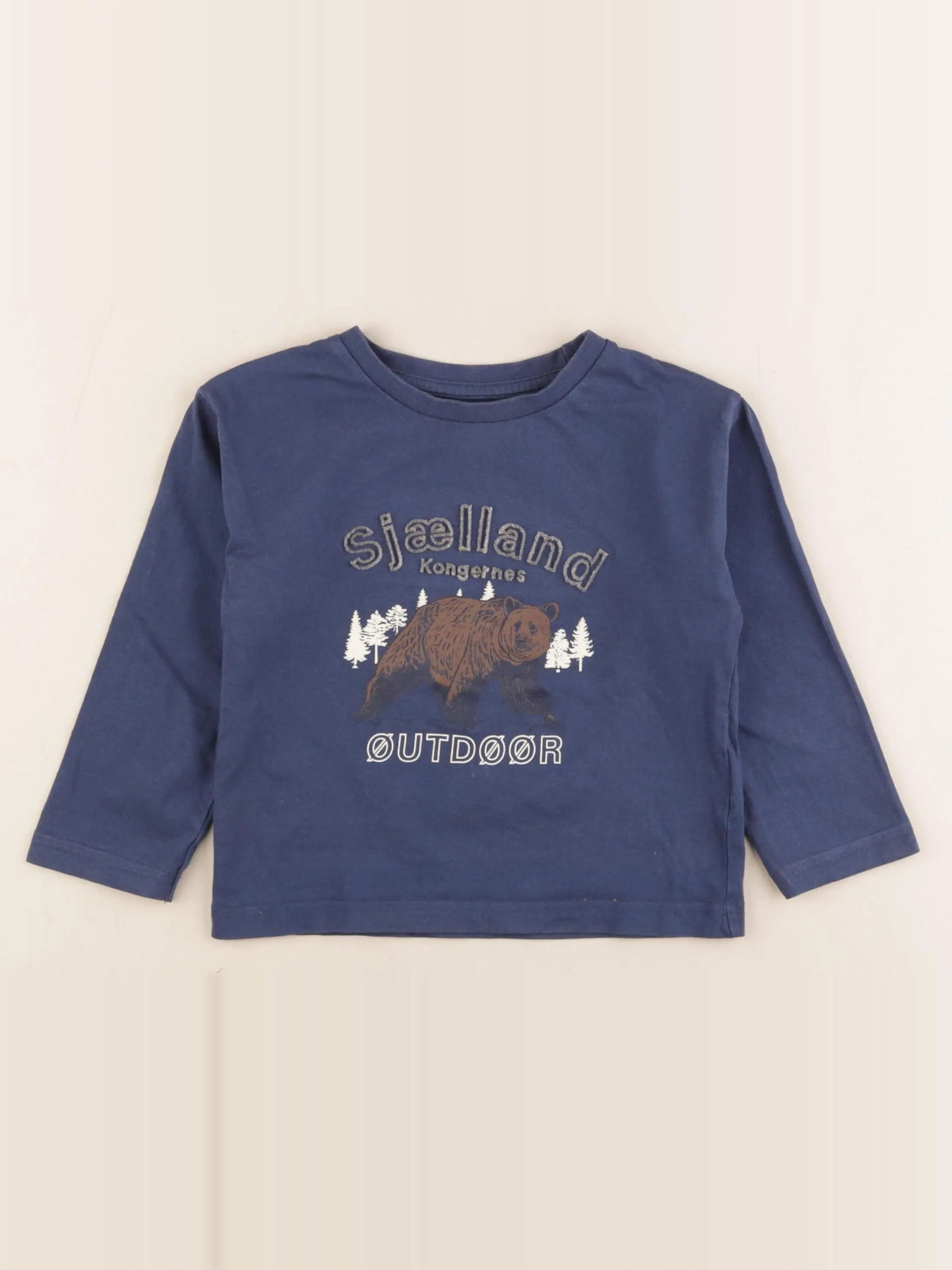 Vertbaudet - tee-shirt bleu - 4 ans