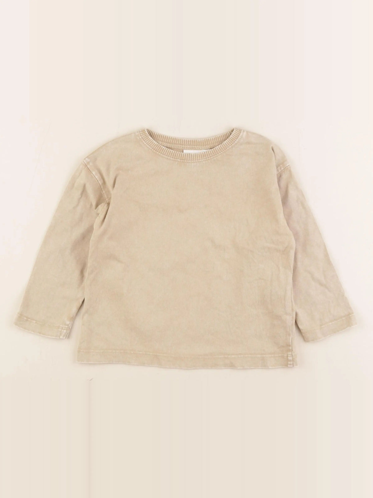 Zara - tee-shirt beige - 18/24 mois