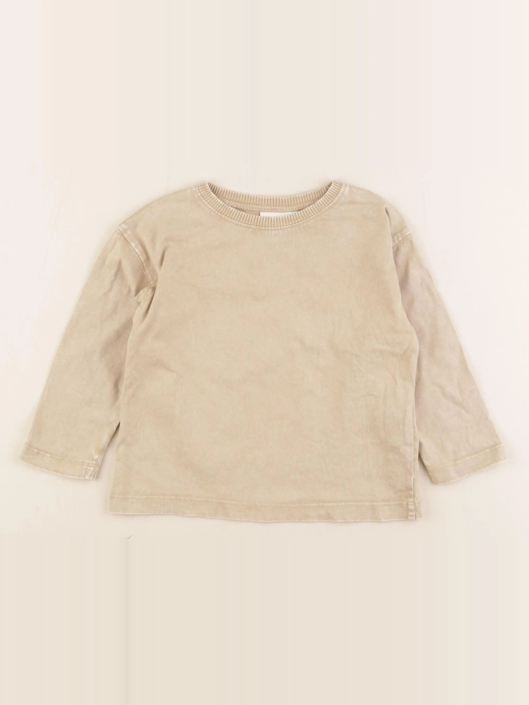 Zara - tee-shirt beige - 18/24 mois