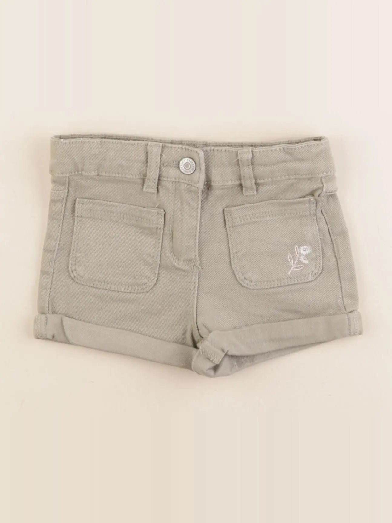Vertbaudet - short vert - 2 ans