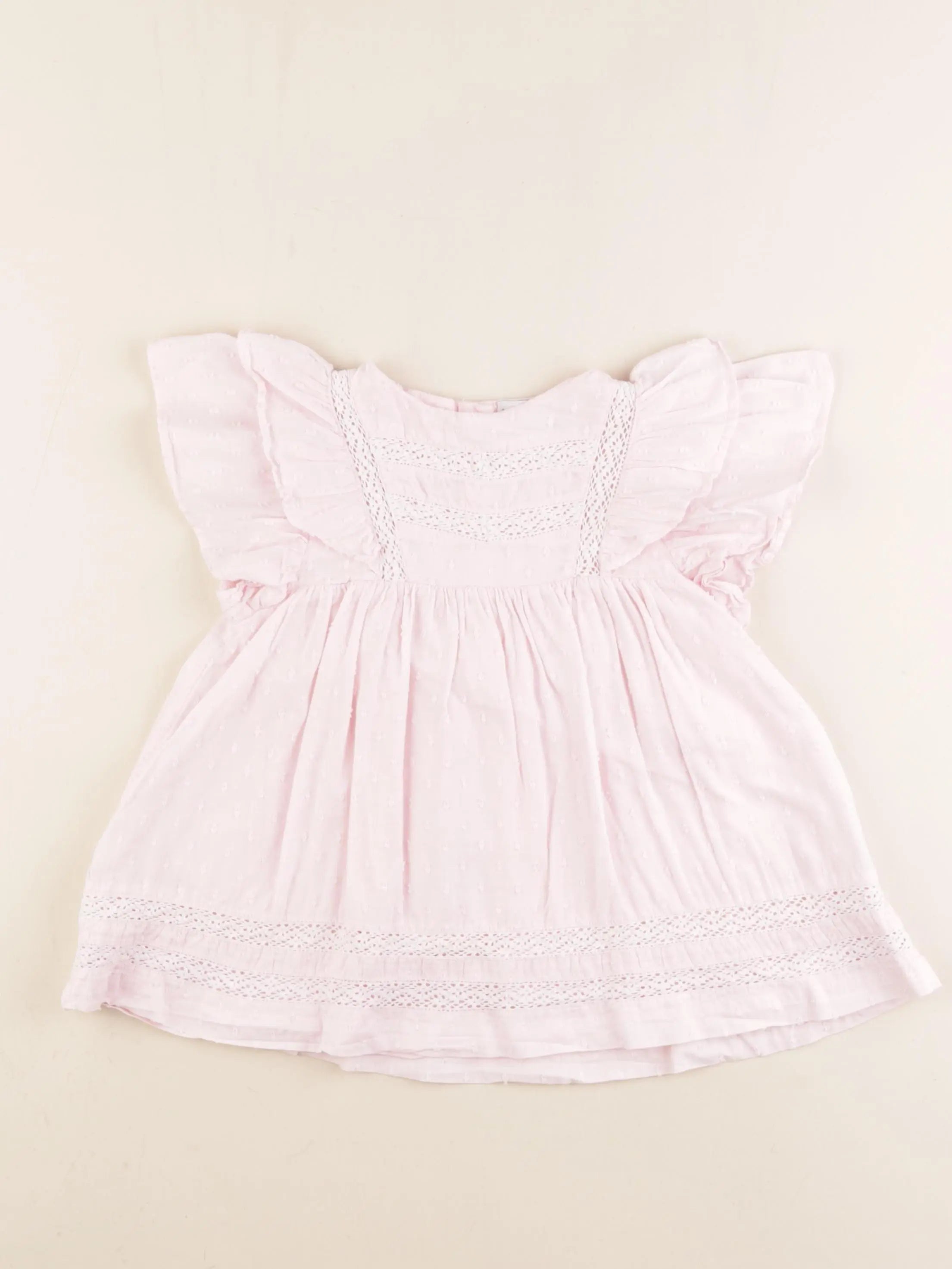 Vertbaudet - robe rose - 18 mois