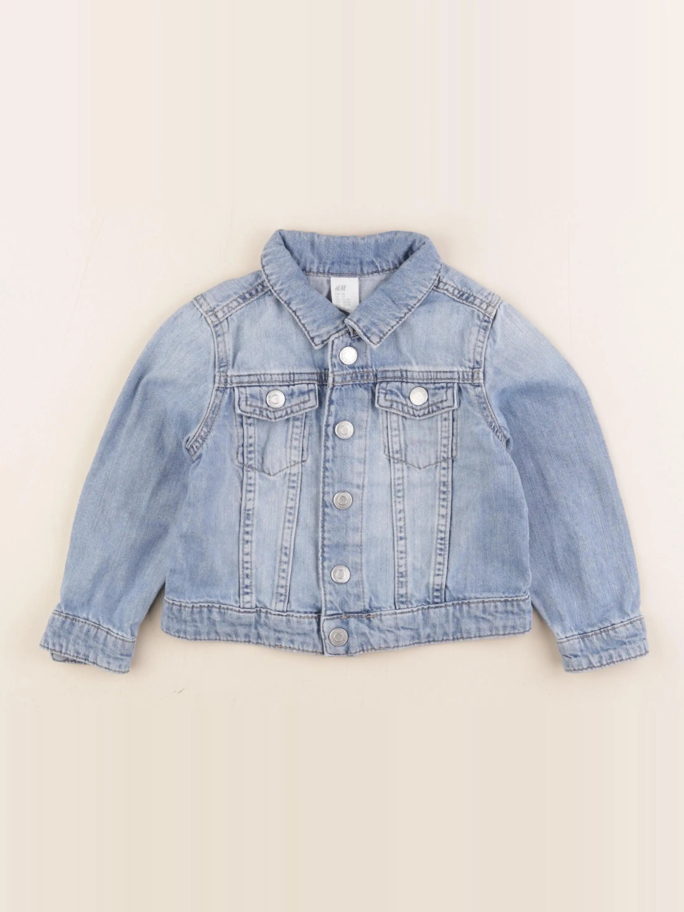 H&M - veste bleu - 18 mois à 2 ans