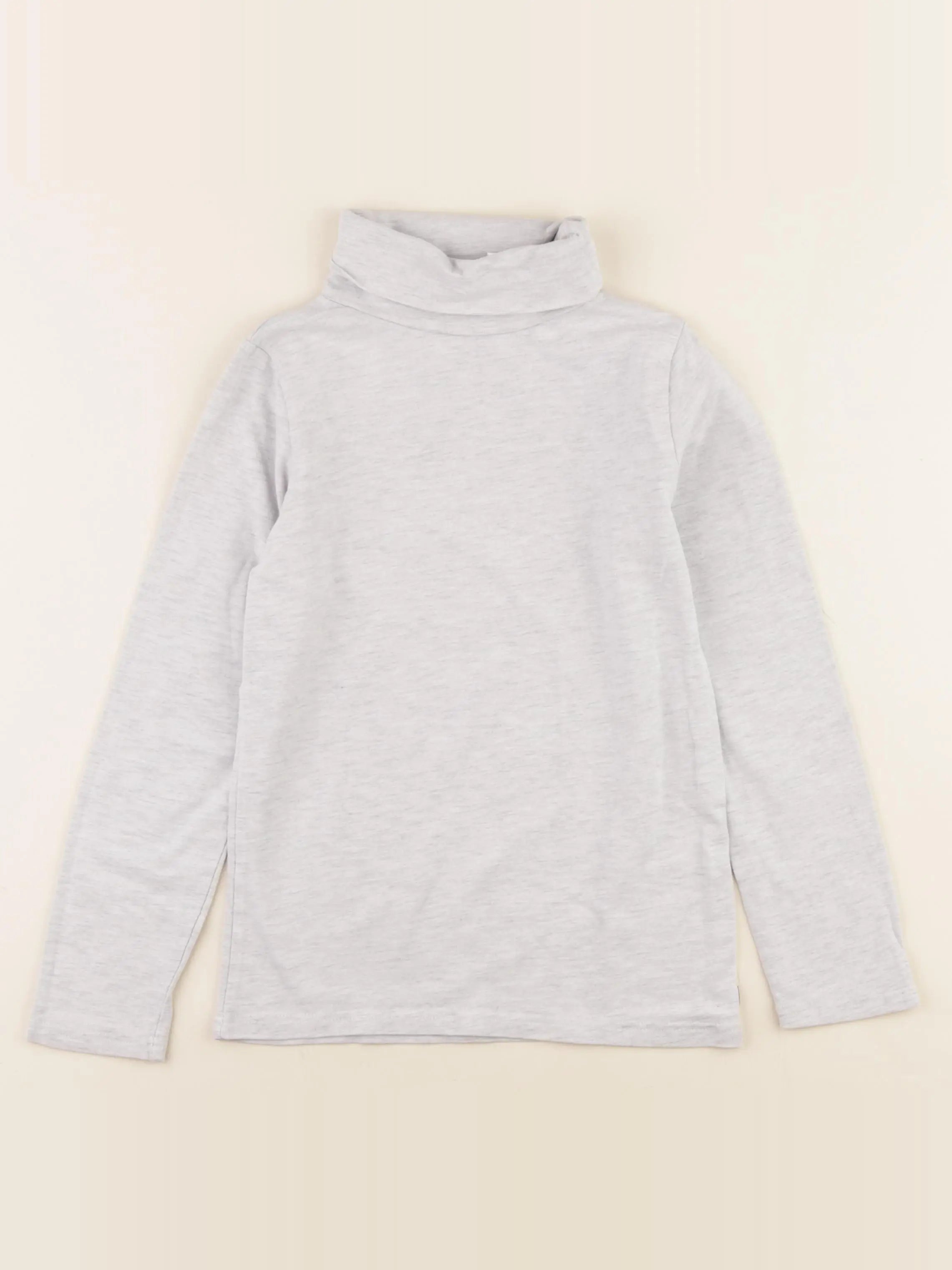 Okaidi - sous-pull gris - 8 ans