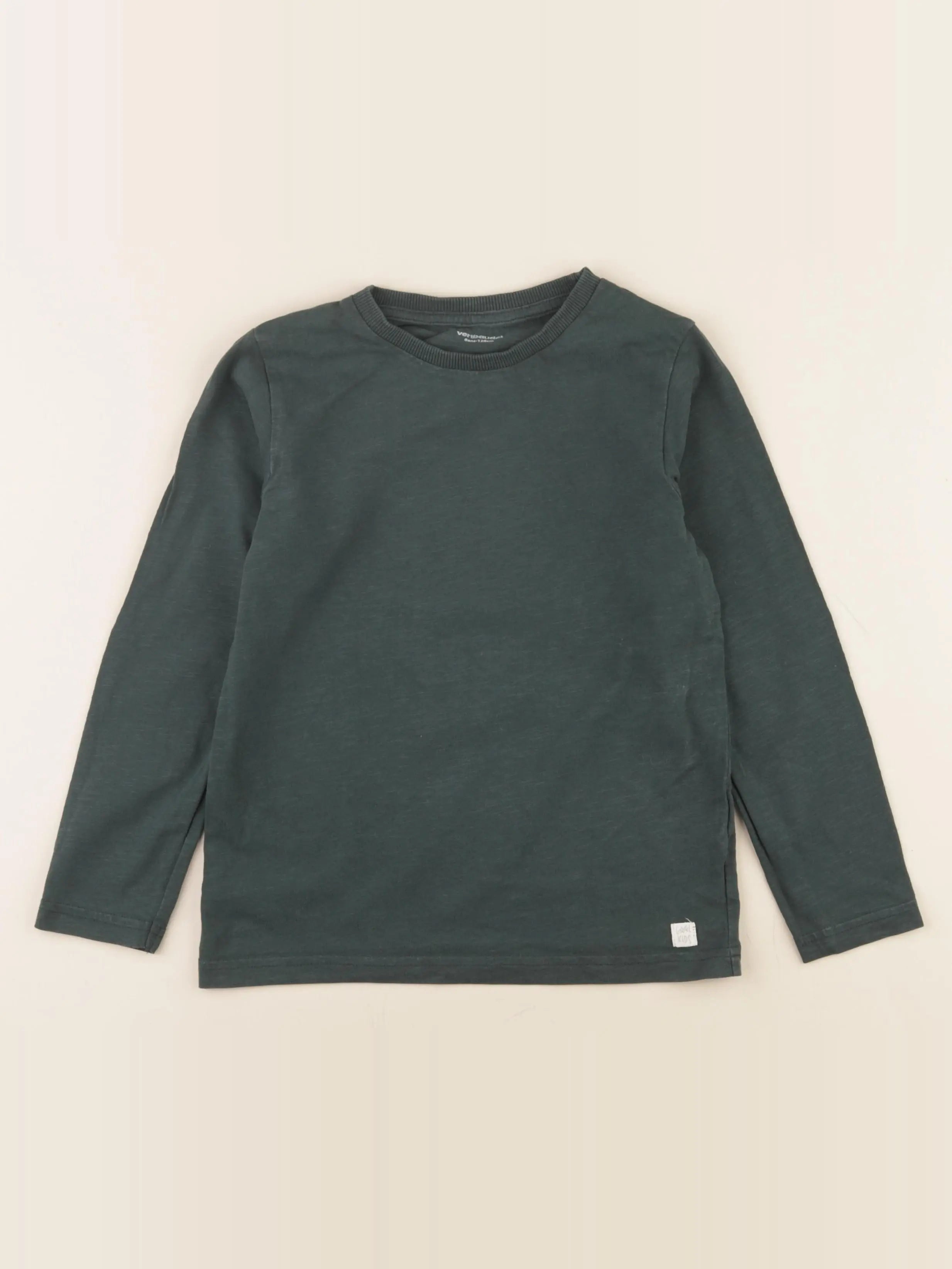 Vertbaudet - tee-shirt vert - 8 ans