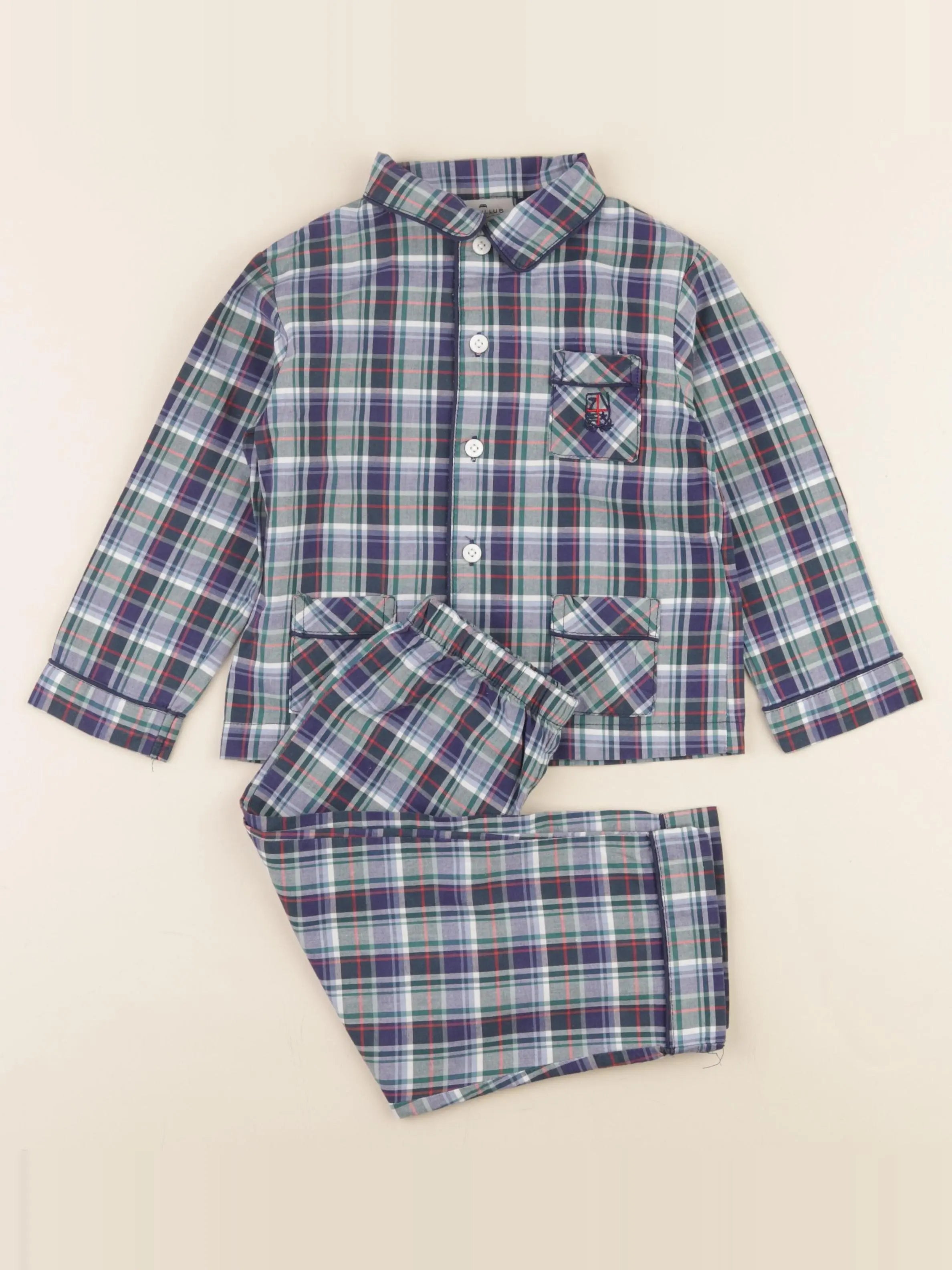 Cyrillus - pyjama coton bleu - 2 ans