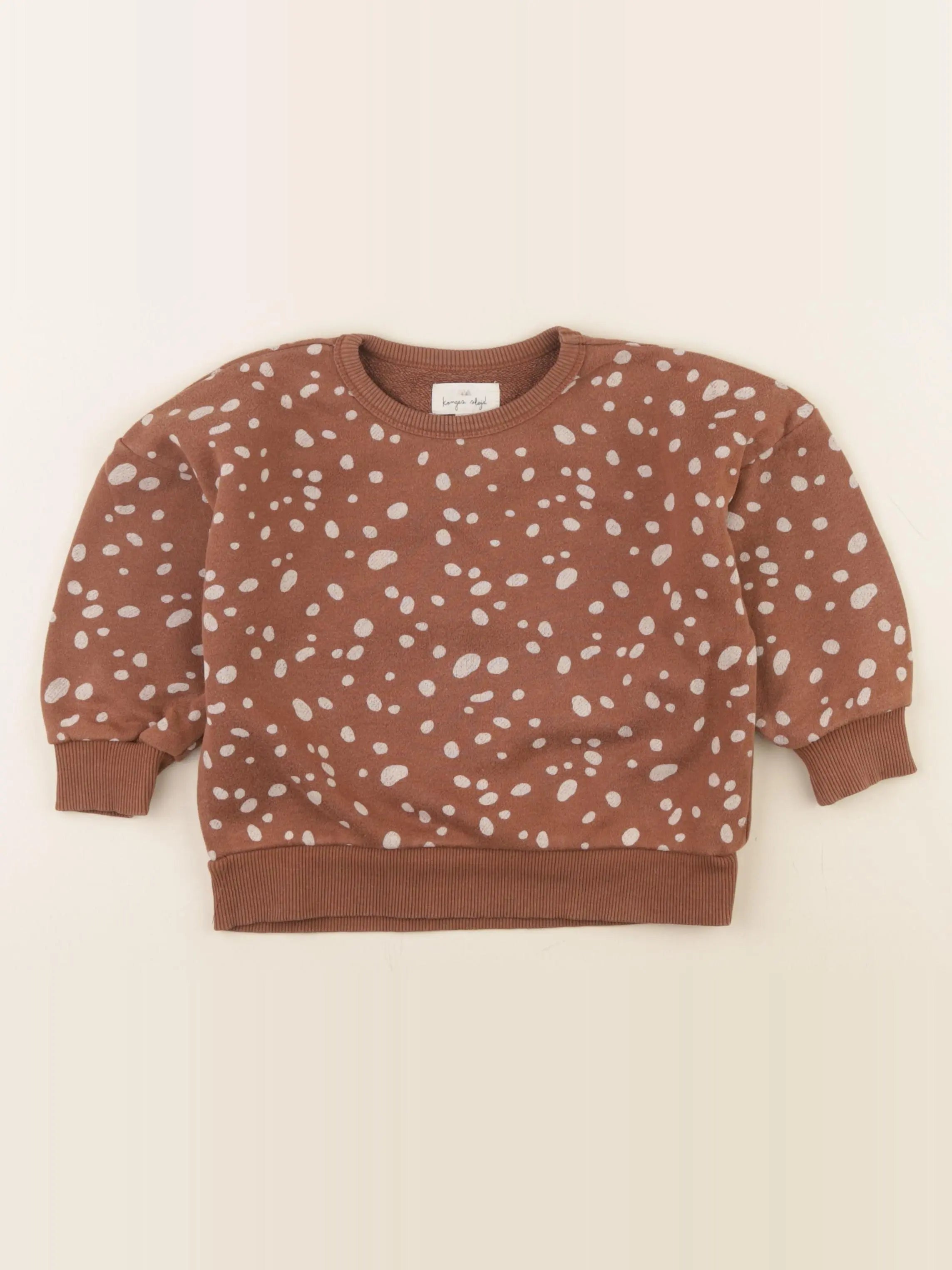 Konges slojd - sweat marron - 2 ans