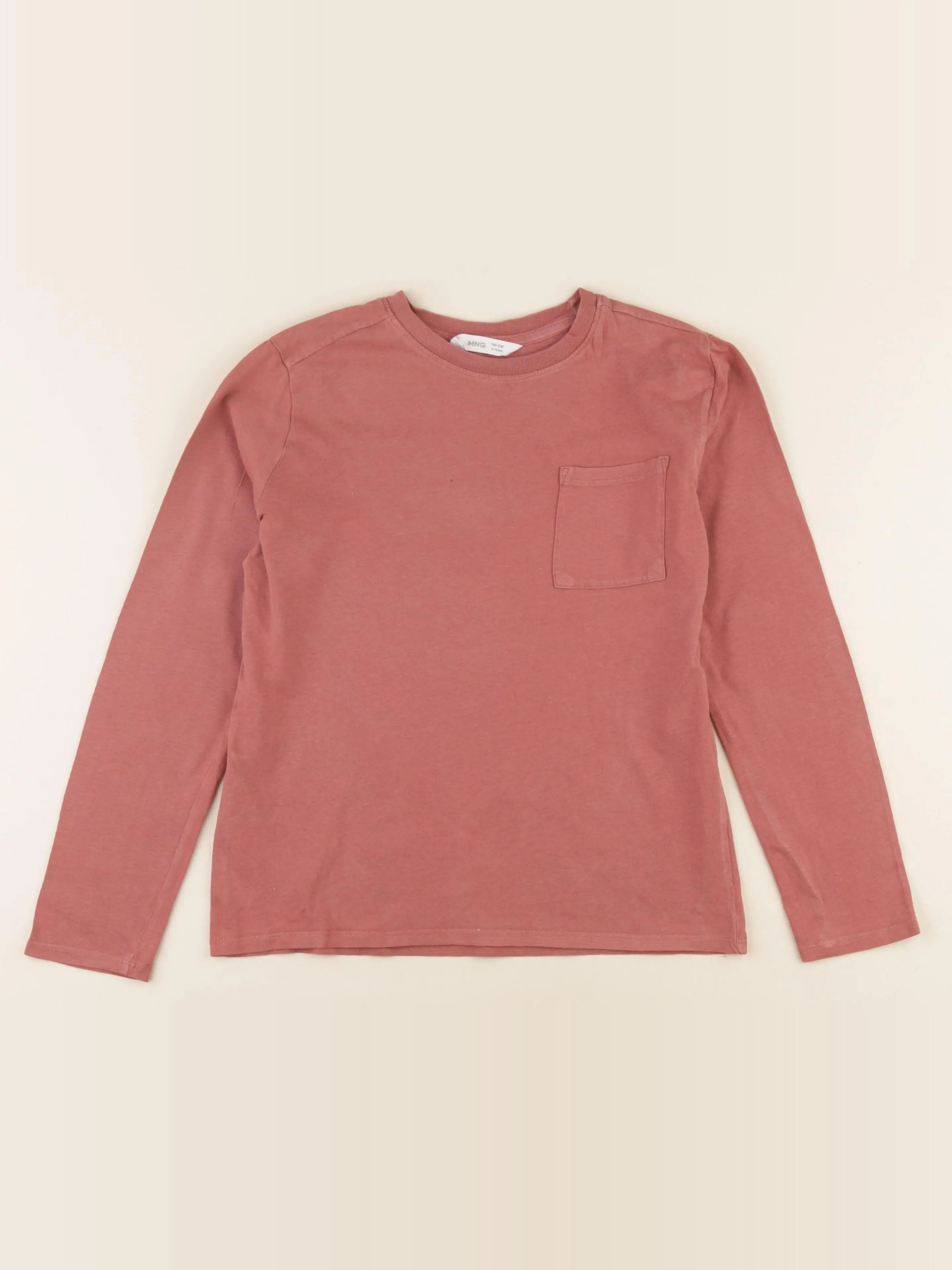 Mango - tee-shirt rose - 10 ans