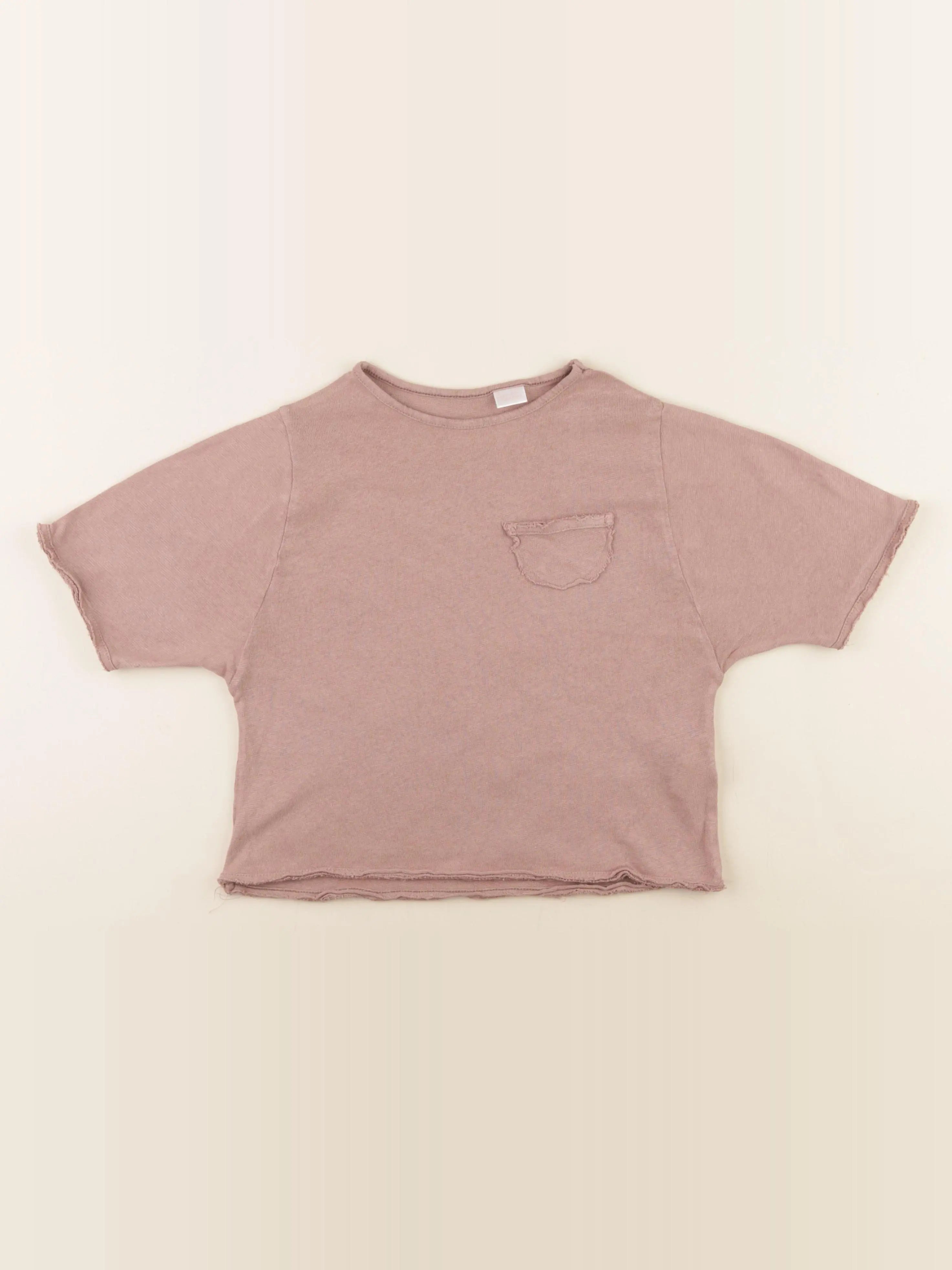 Zara - tee-shirt rose - 2 ans