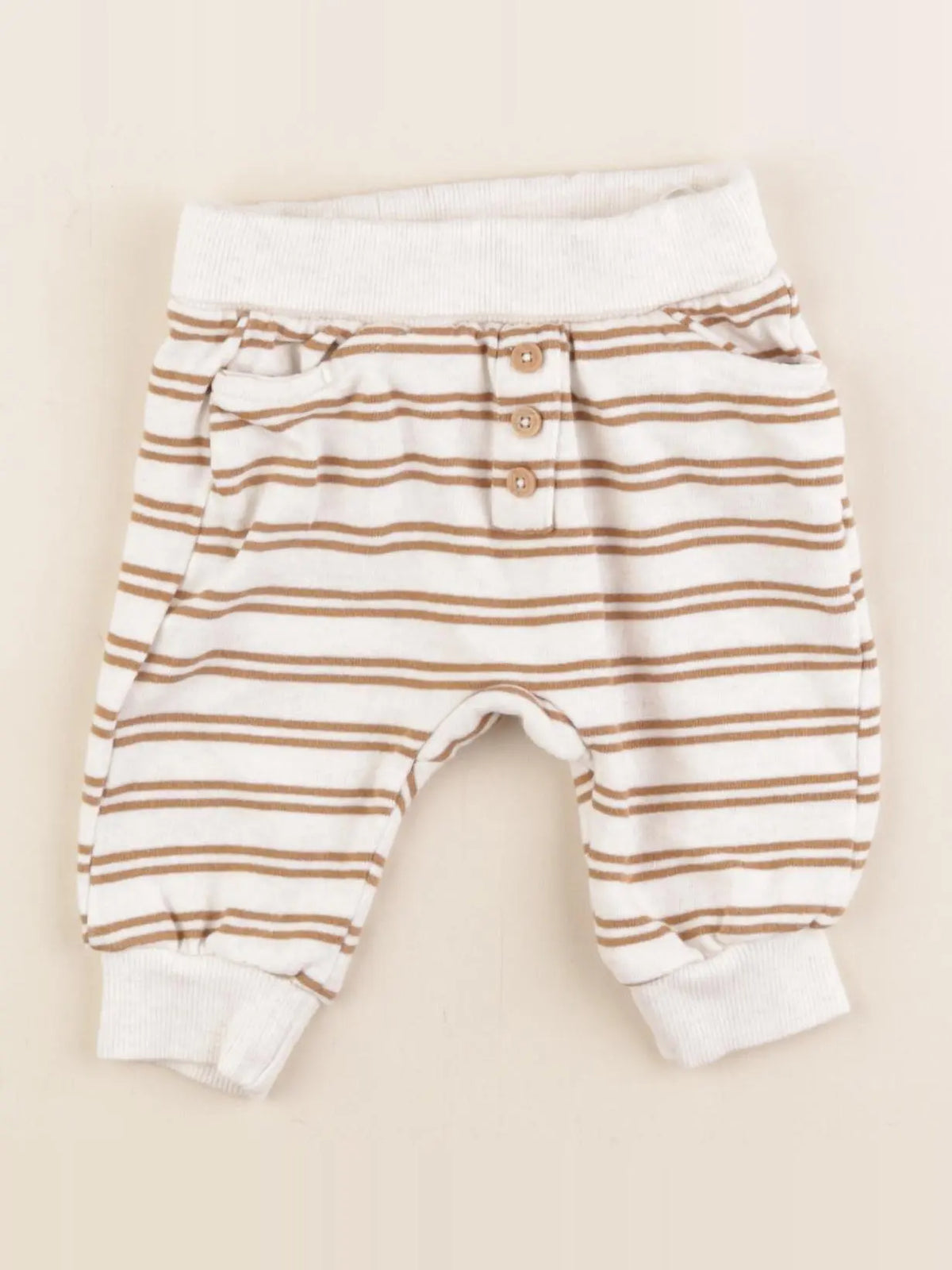 Tape à l'oeil - jogging beige, marron - 6 mois