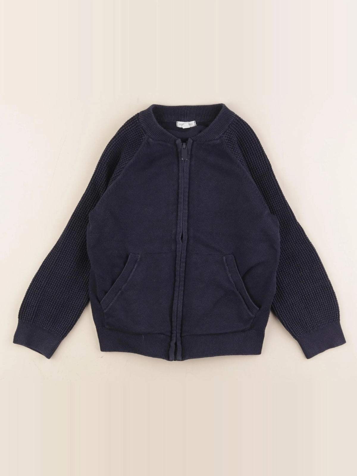 Vertbaudet - gilet bleu - 8 ans