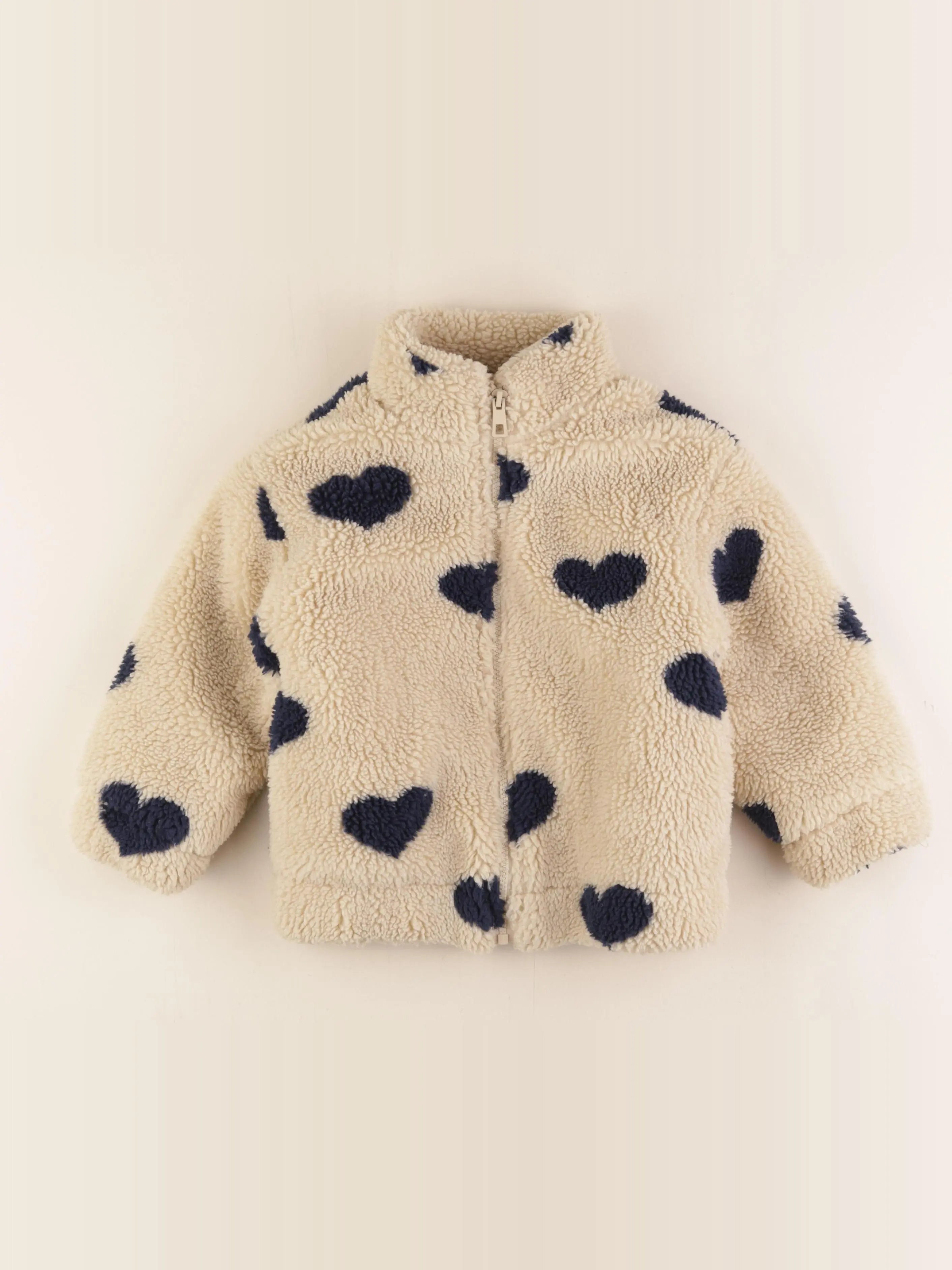 Zara - veste beige, bleu - 5 ans