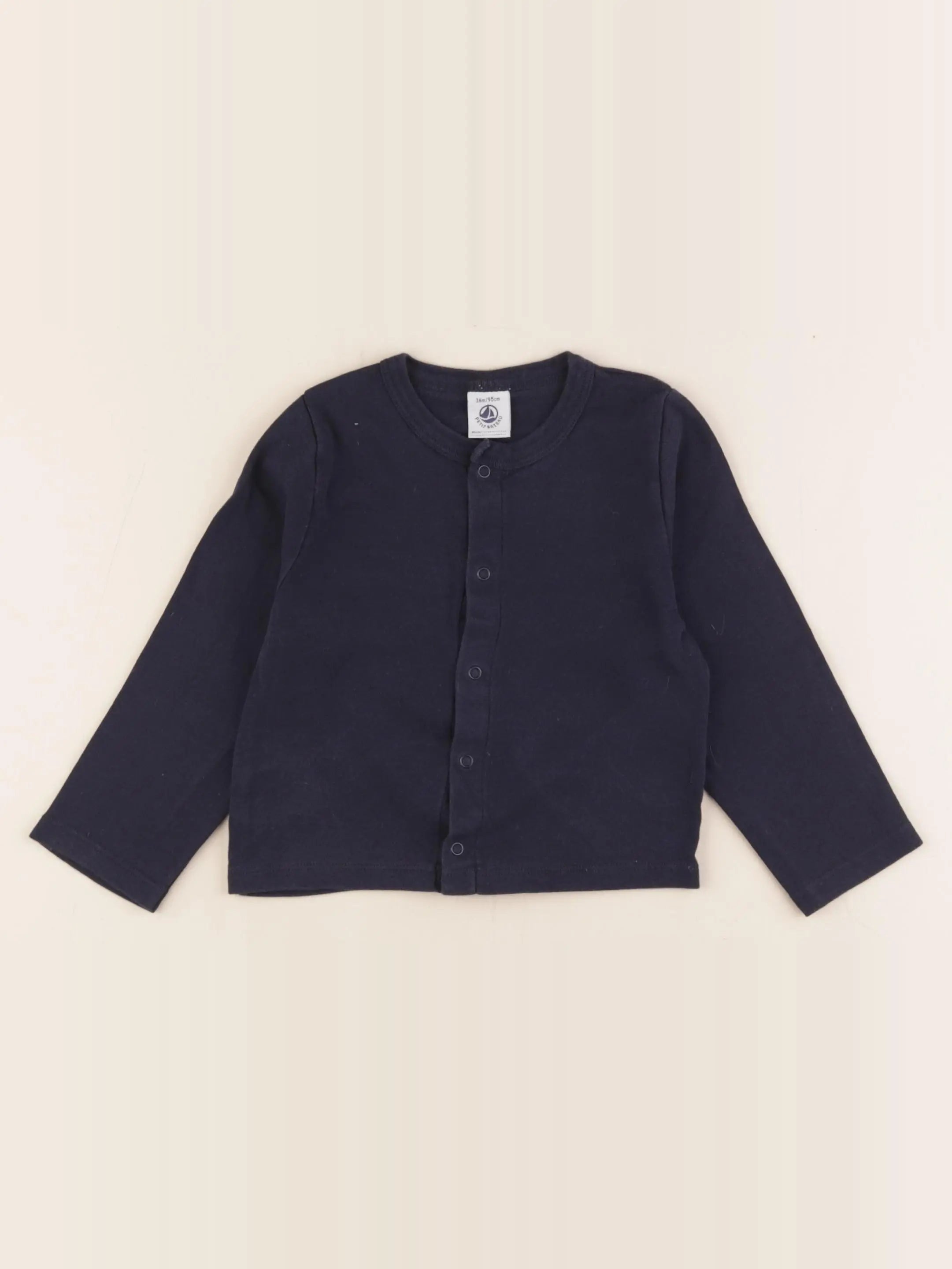 Petit Bateau - tee-shirt bleu - 36 mois