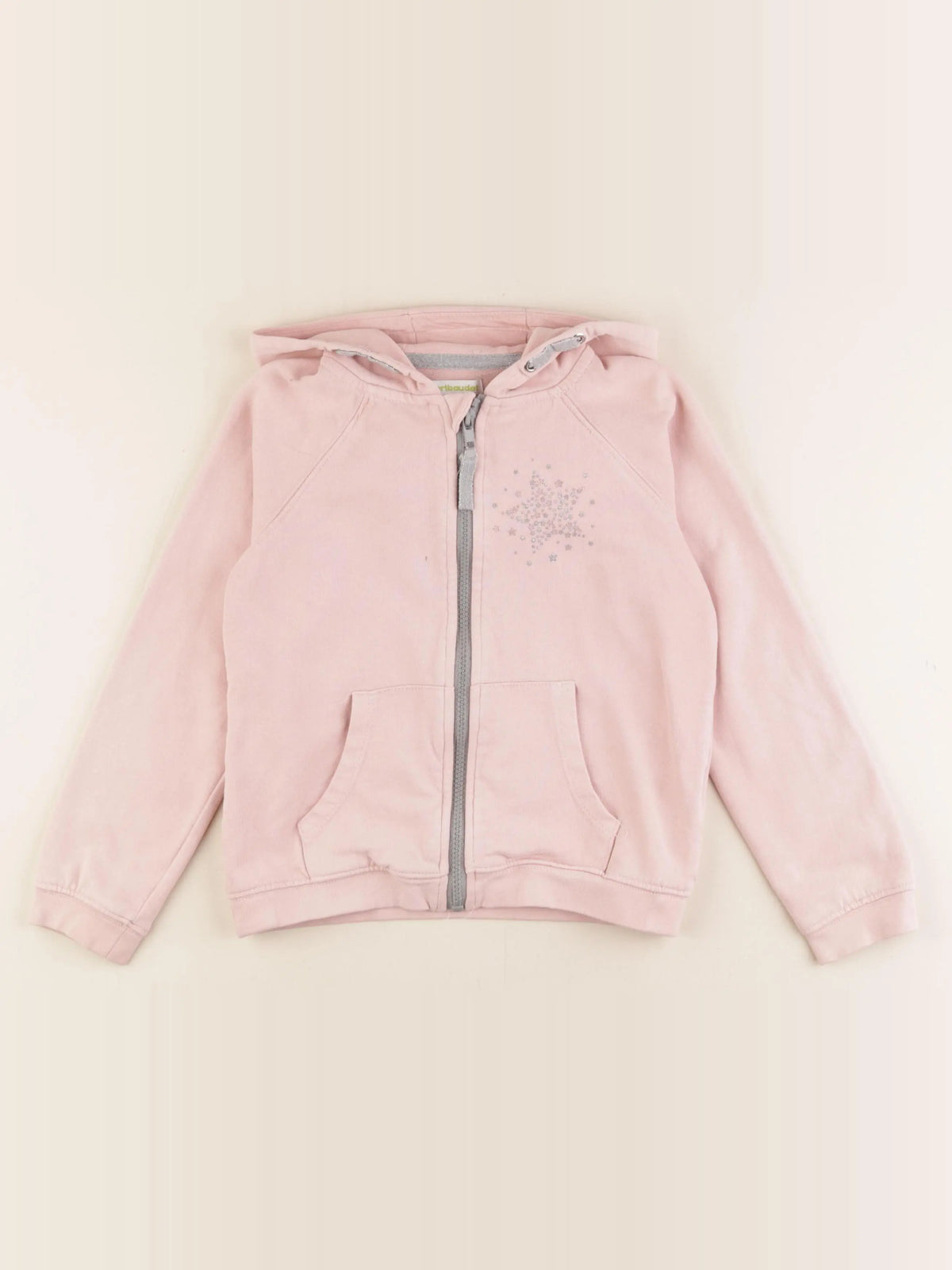Vertbaudet - sweat rose - 8 ans