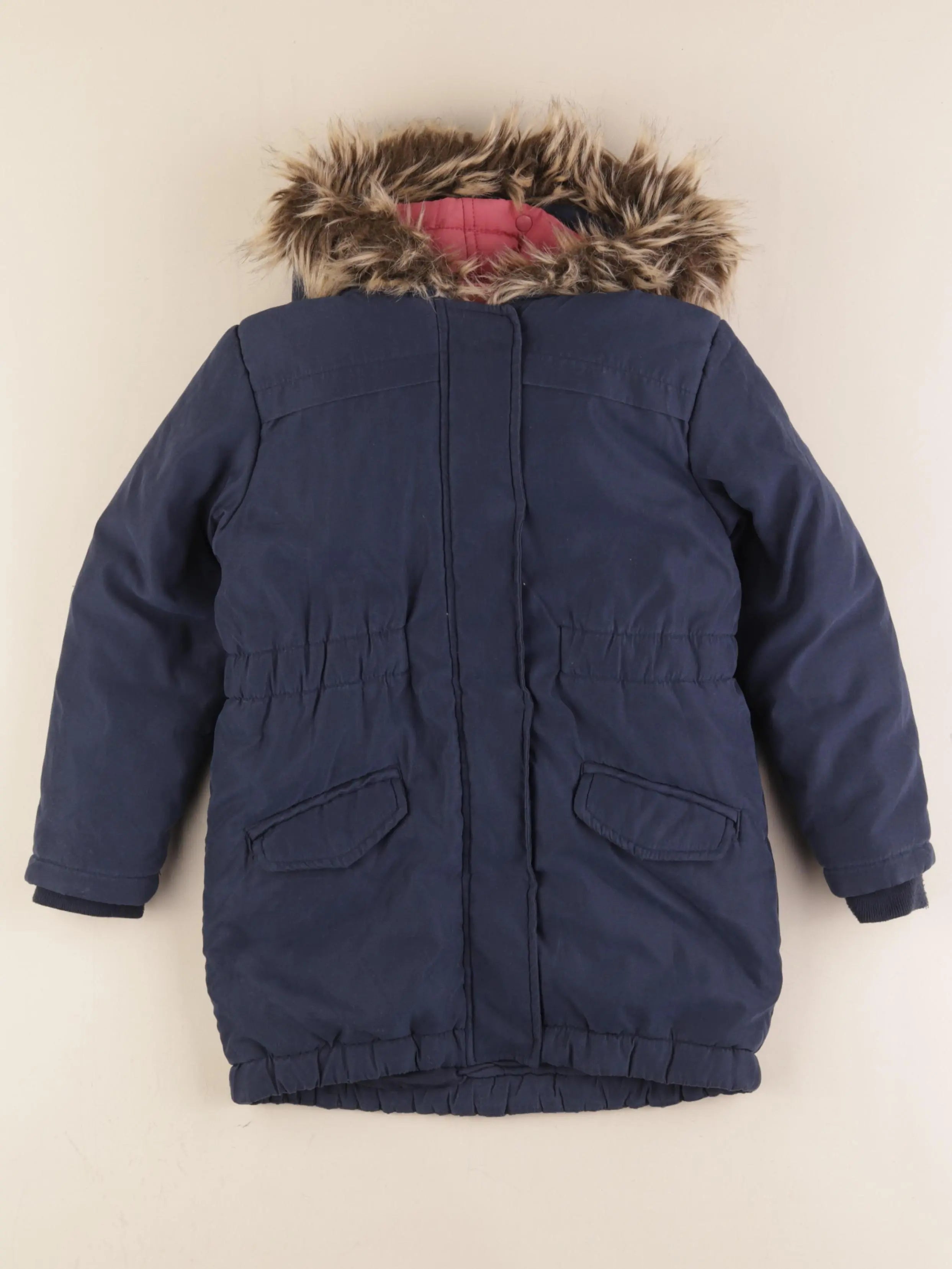 Vertbaudet - parka bleu - 6 ans