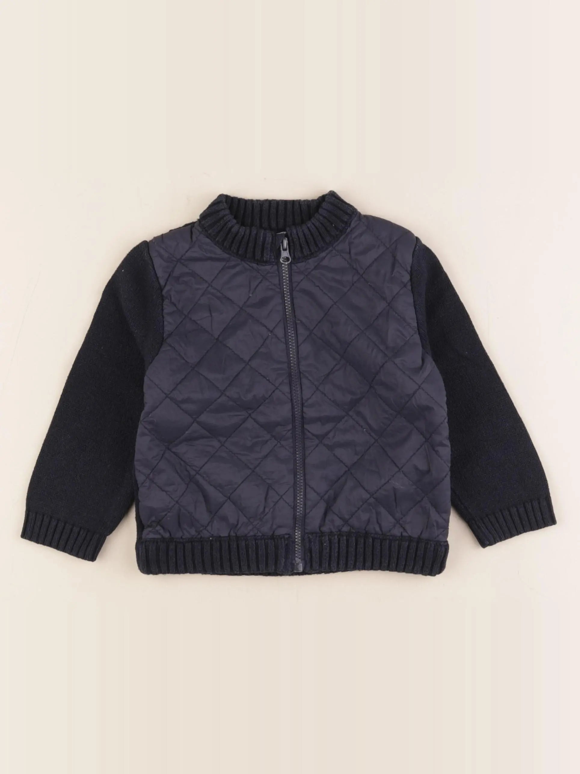 Boutchou - pull bleu - 12 mois