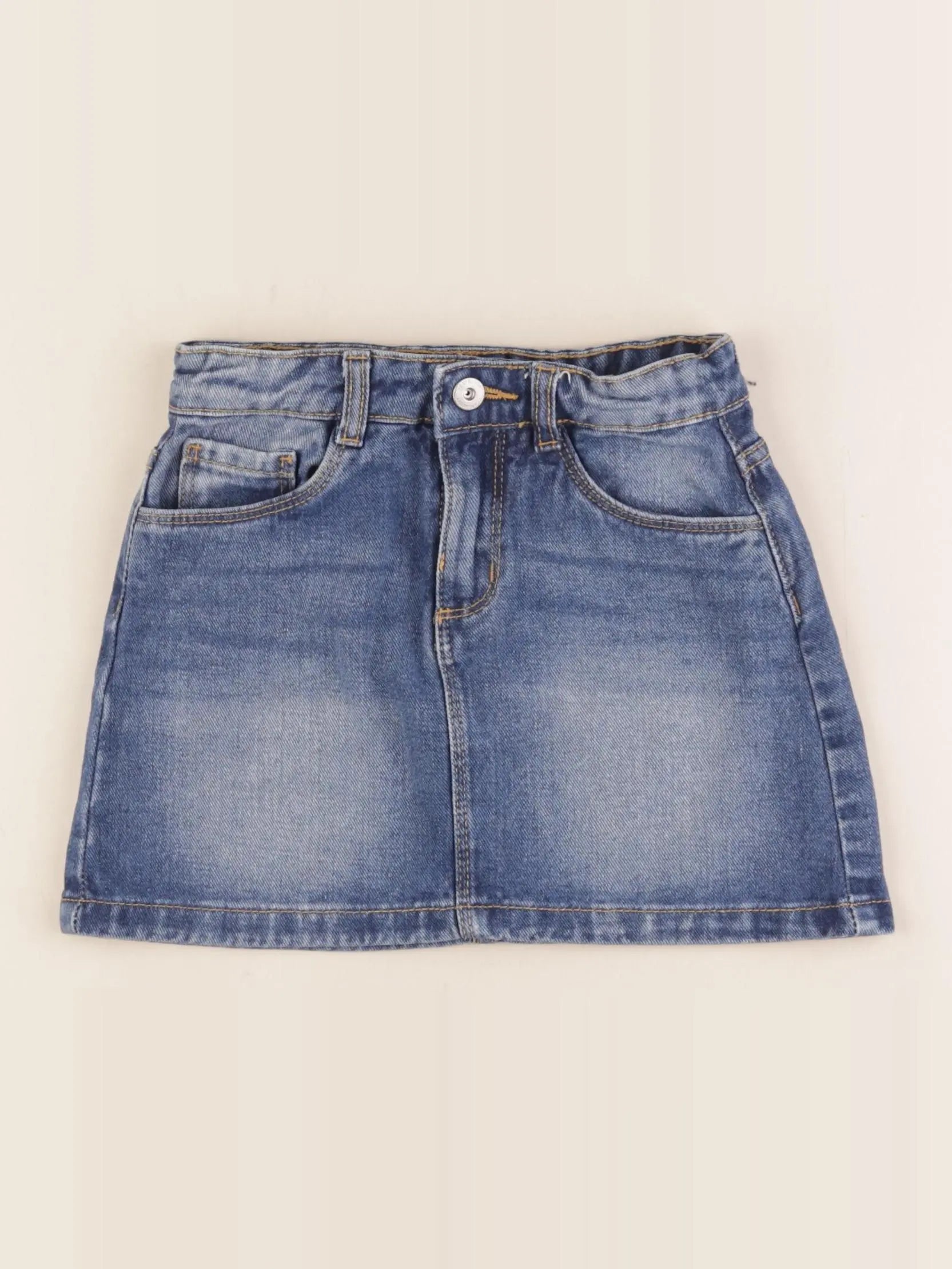 Vertbaudet - jupe bleu - 6 ans