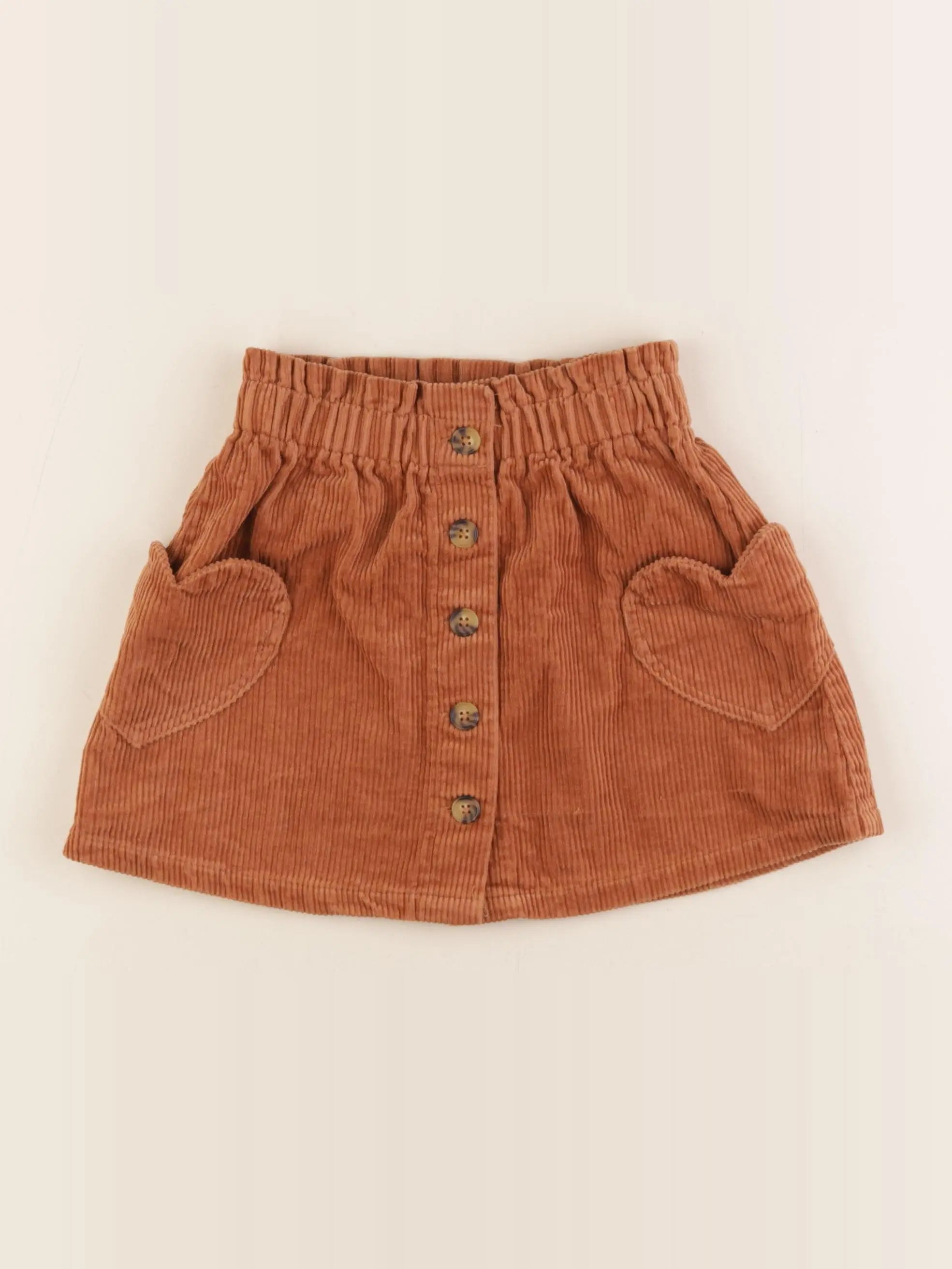 Vertbaudet - jupe marron - 6 ans