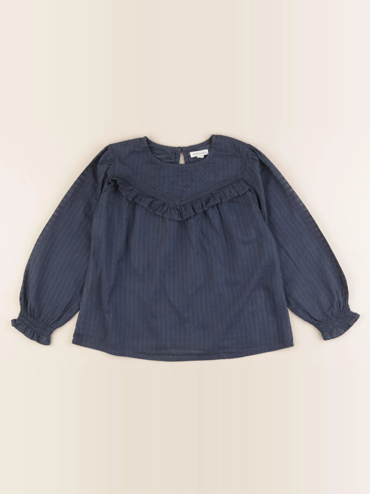 Vertbaudet - blouse bleu - 6 ans