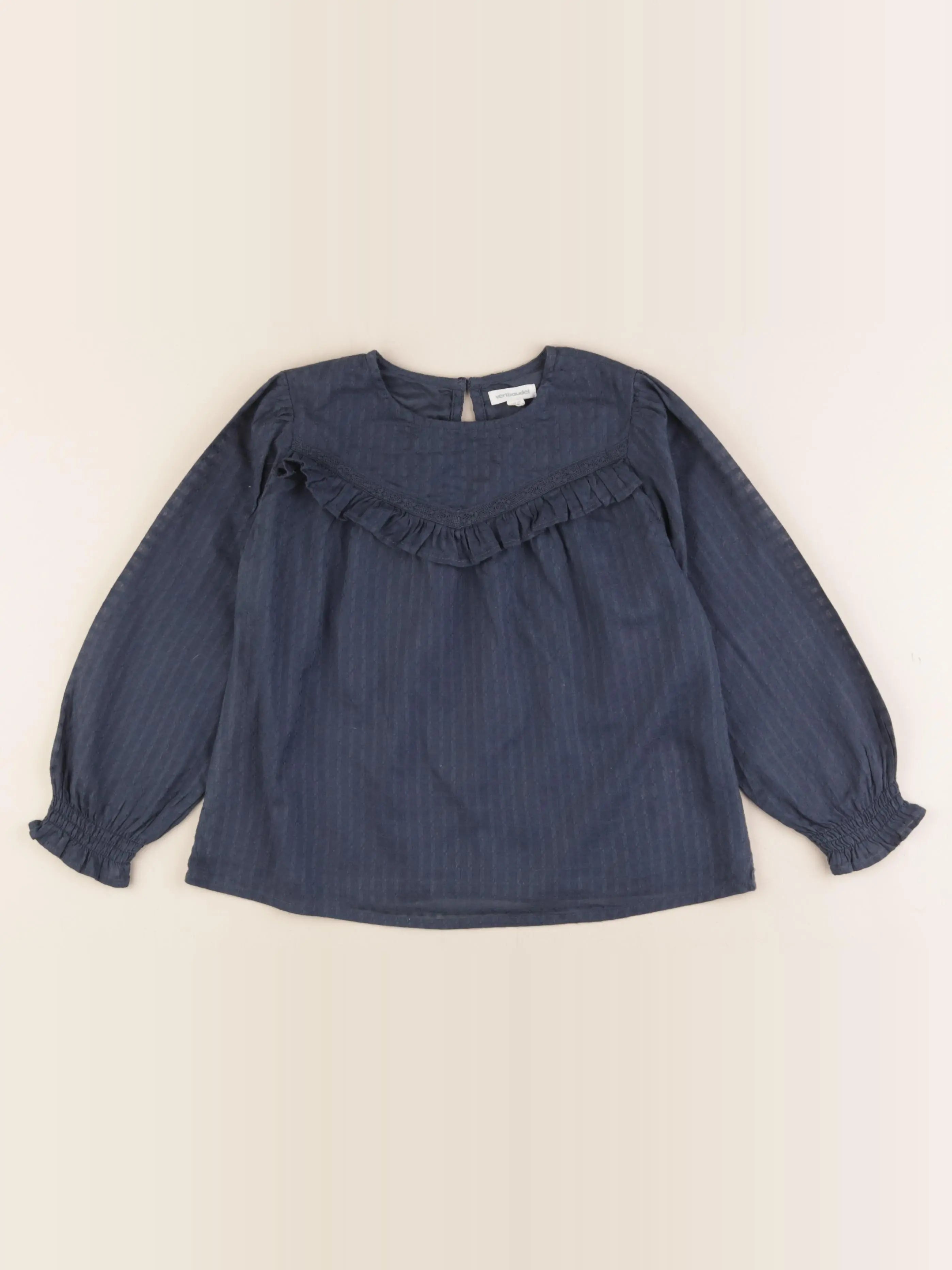 Vertbaudet - blouse bleu - 6 ans