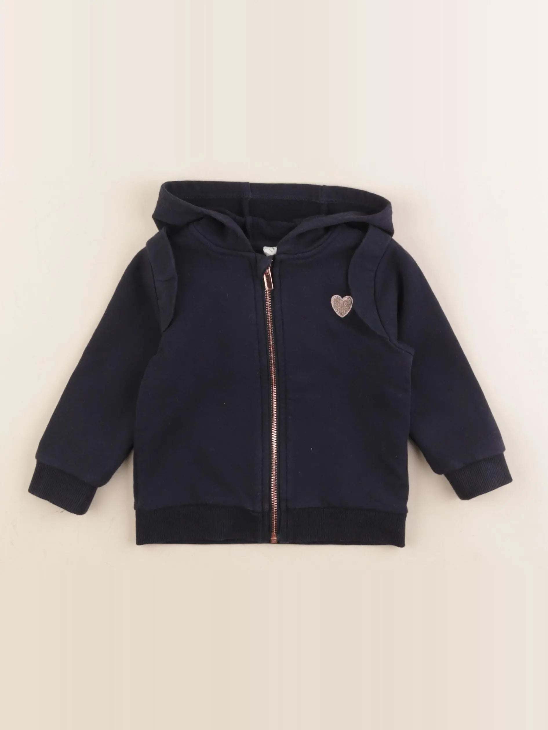 Carrément Beau - sweat bleu - 9 mois