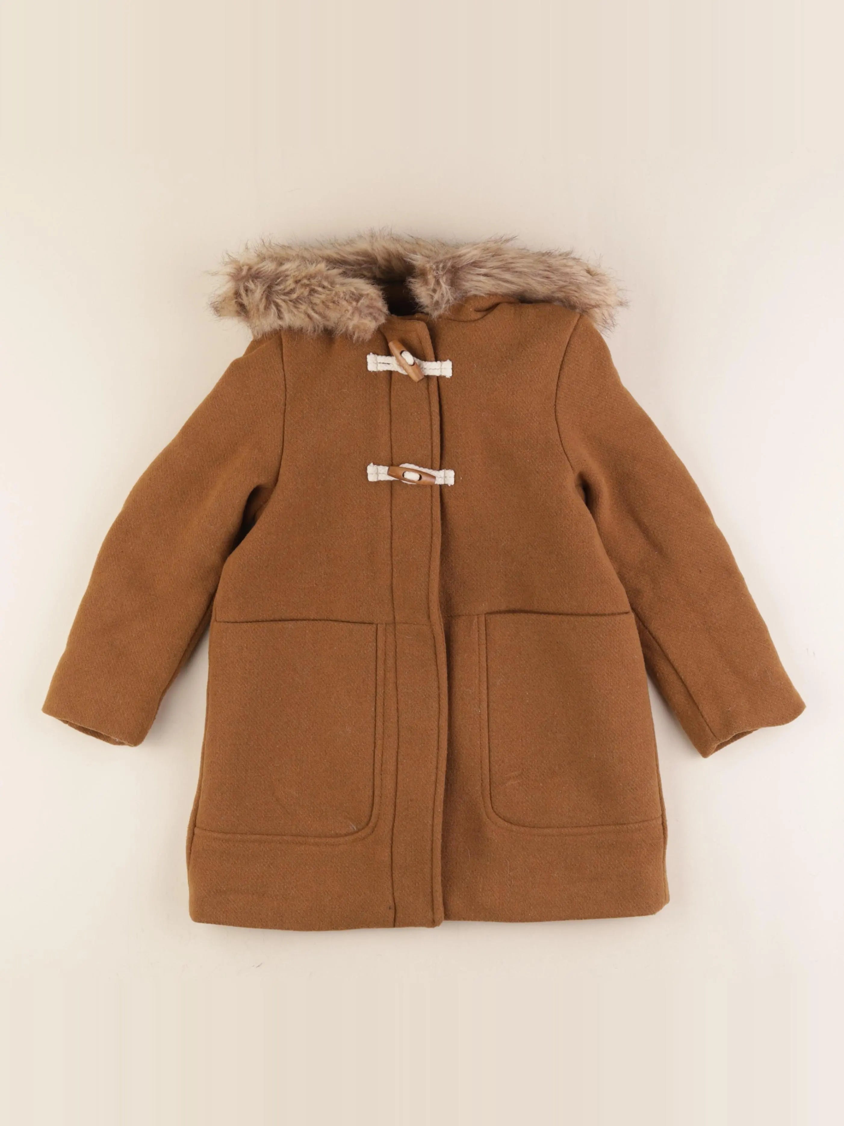Vertbaudet - manteau marron - 6 ans