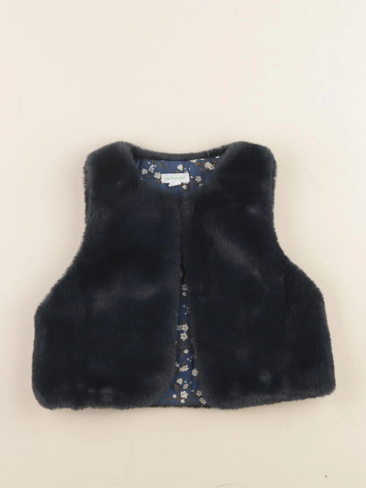 Vertbaudet - gilet bleu - 18 mois