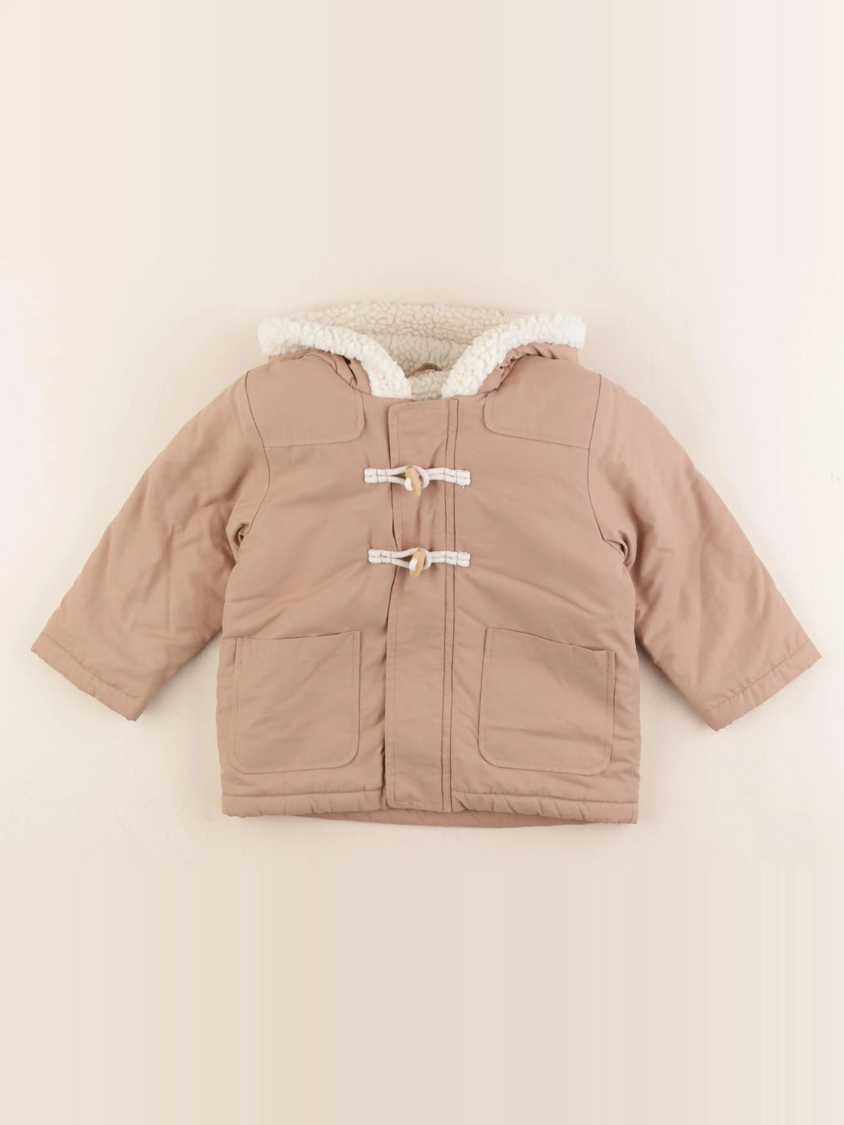 Vertbaudet - parka marron - 2 ans