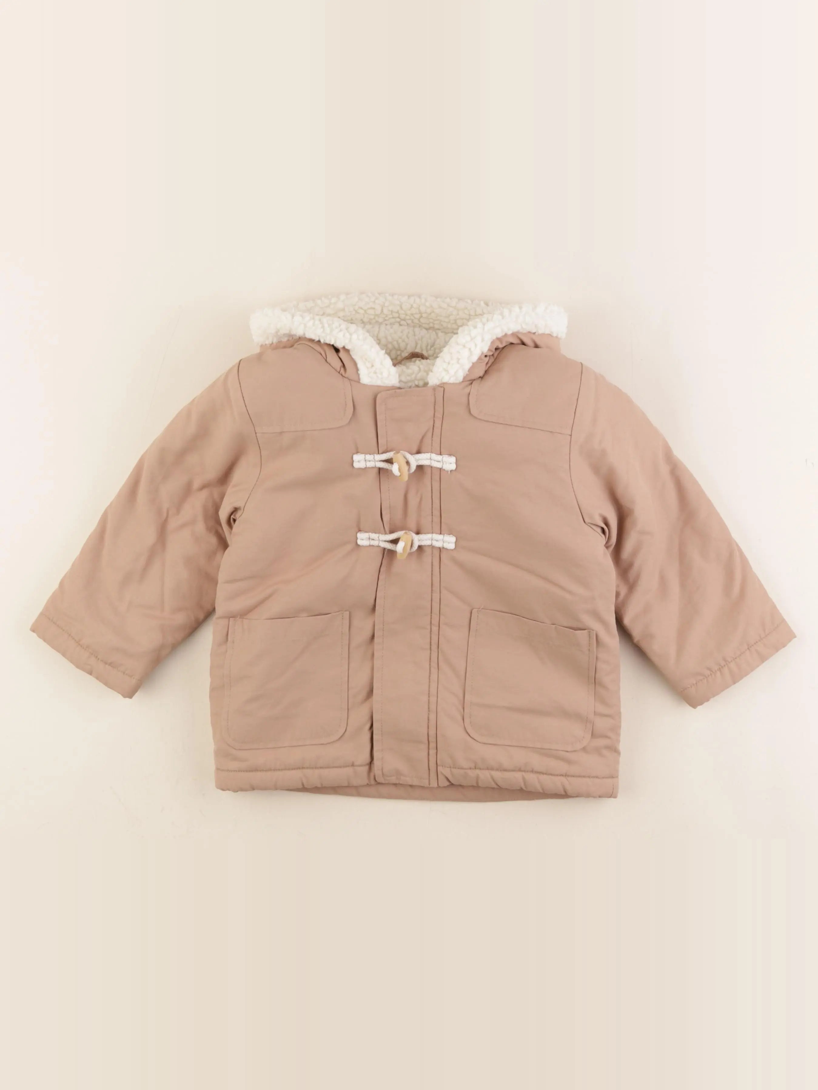 Vertbaudet - parka marron - 2 ans