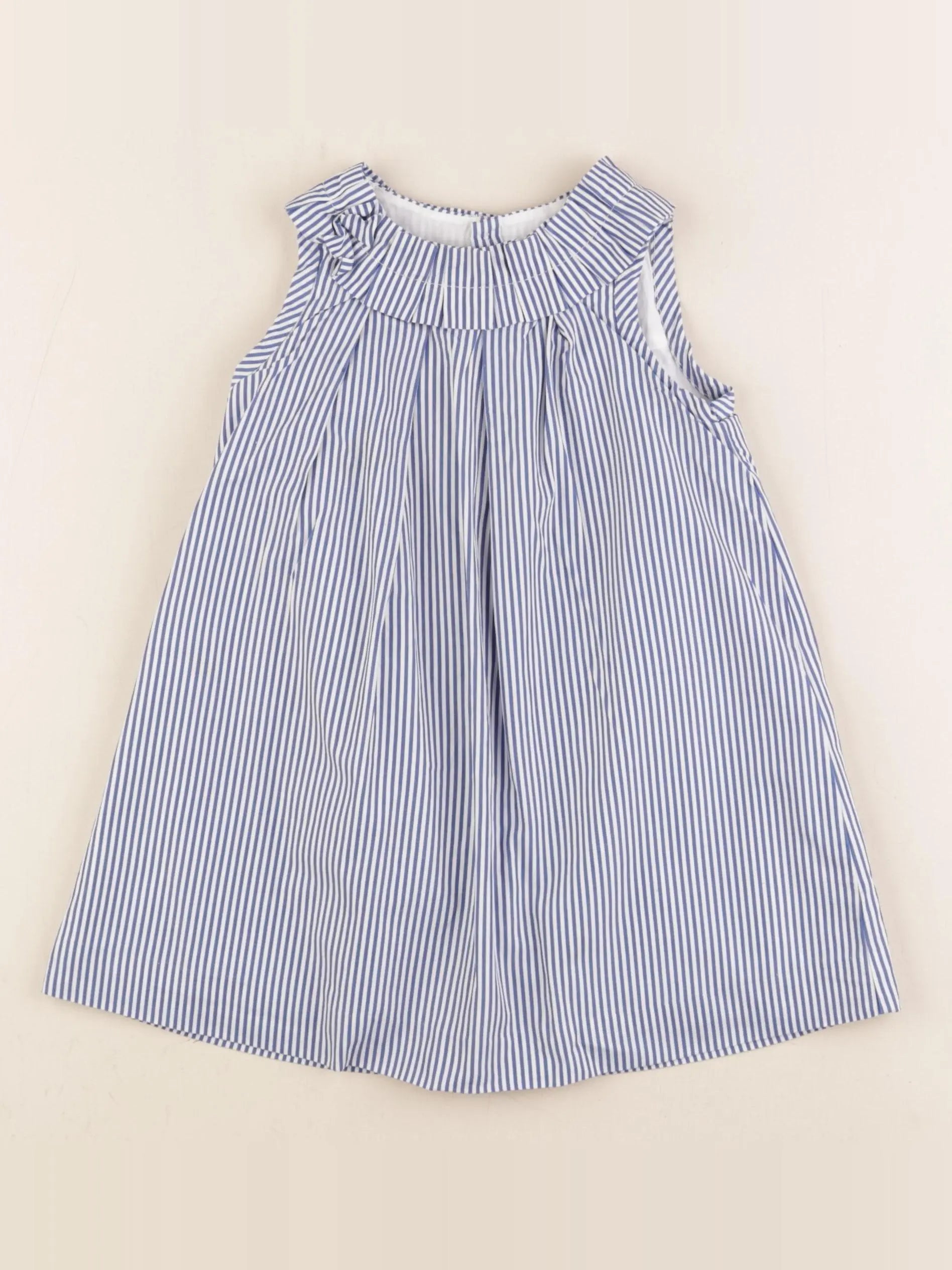 Jacadi - robe bleu, blanc - 24 mois