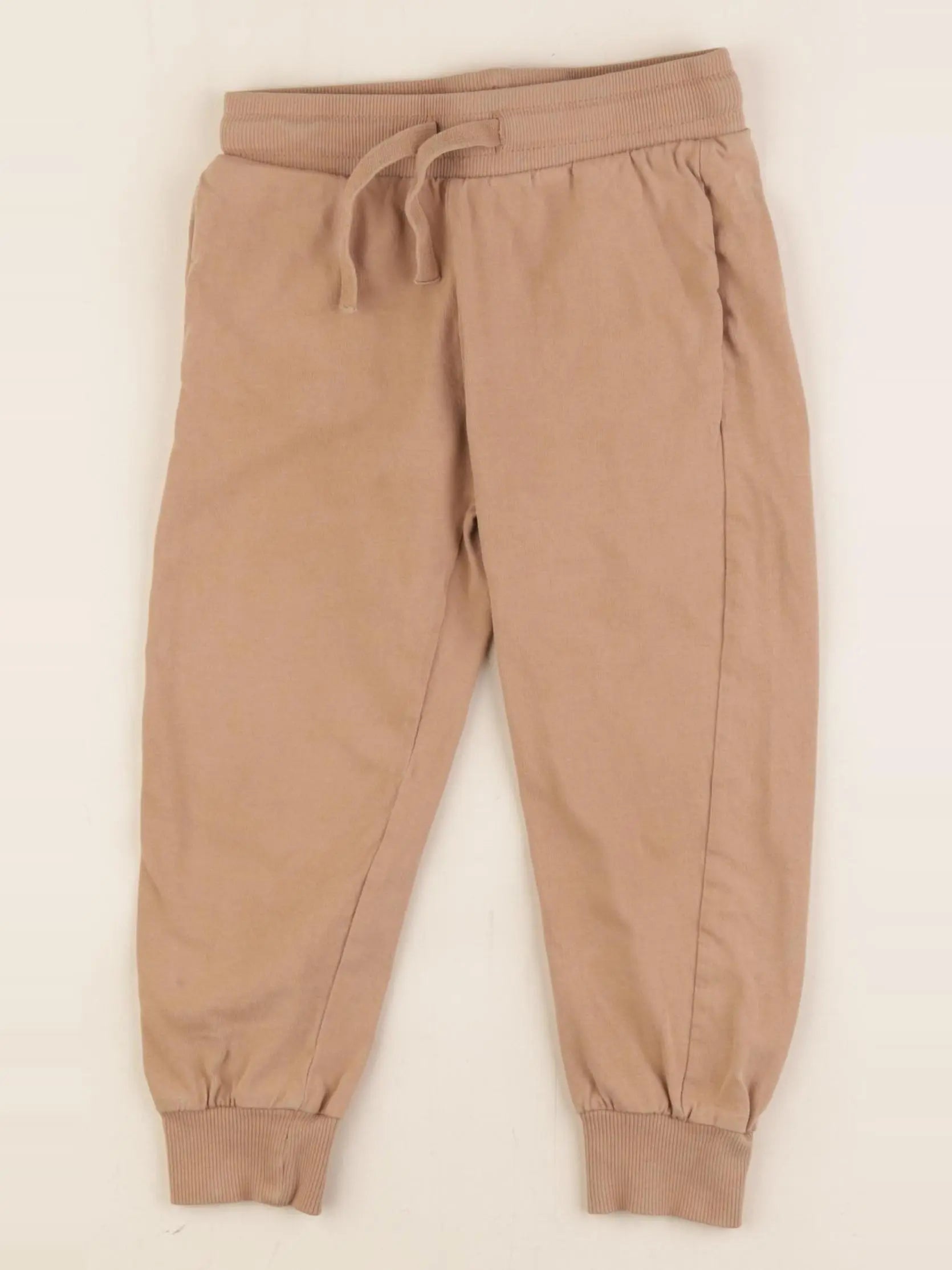 H&M - jogging marron - 3/4 ans