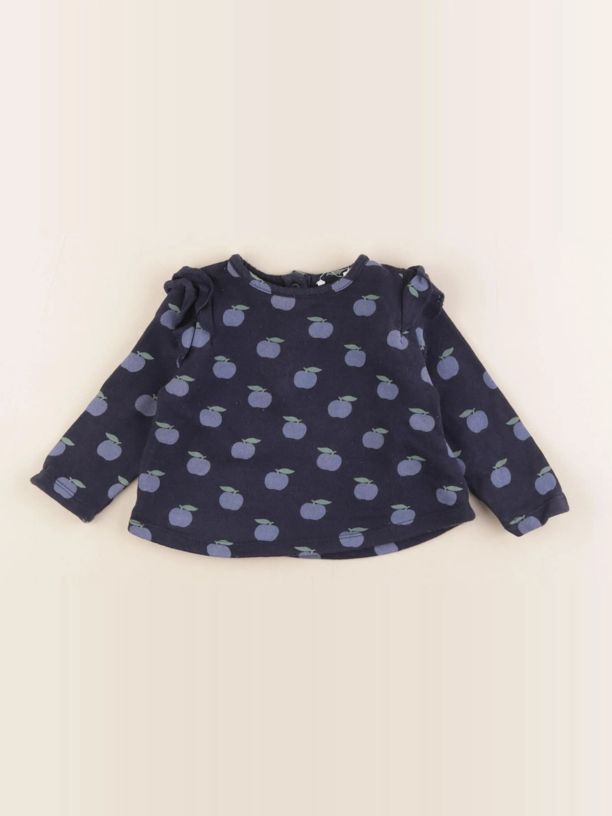Boutchou - sweat bleu - 9 mois
