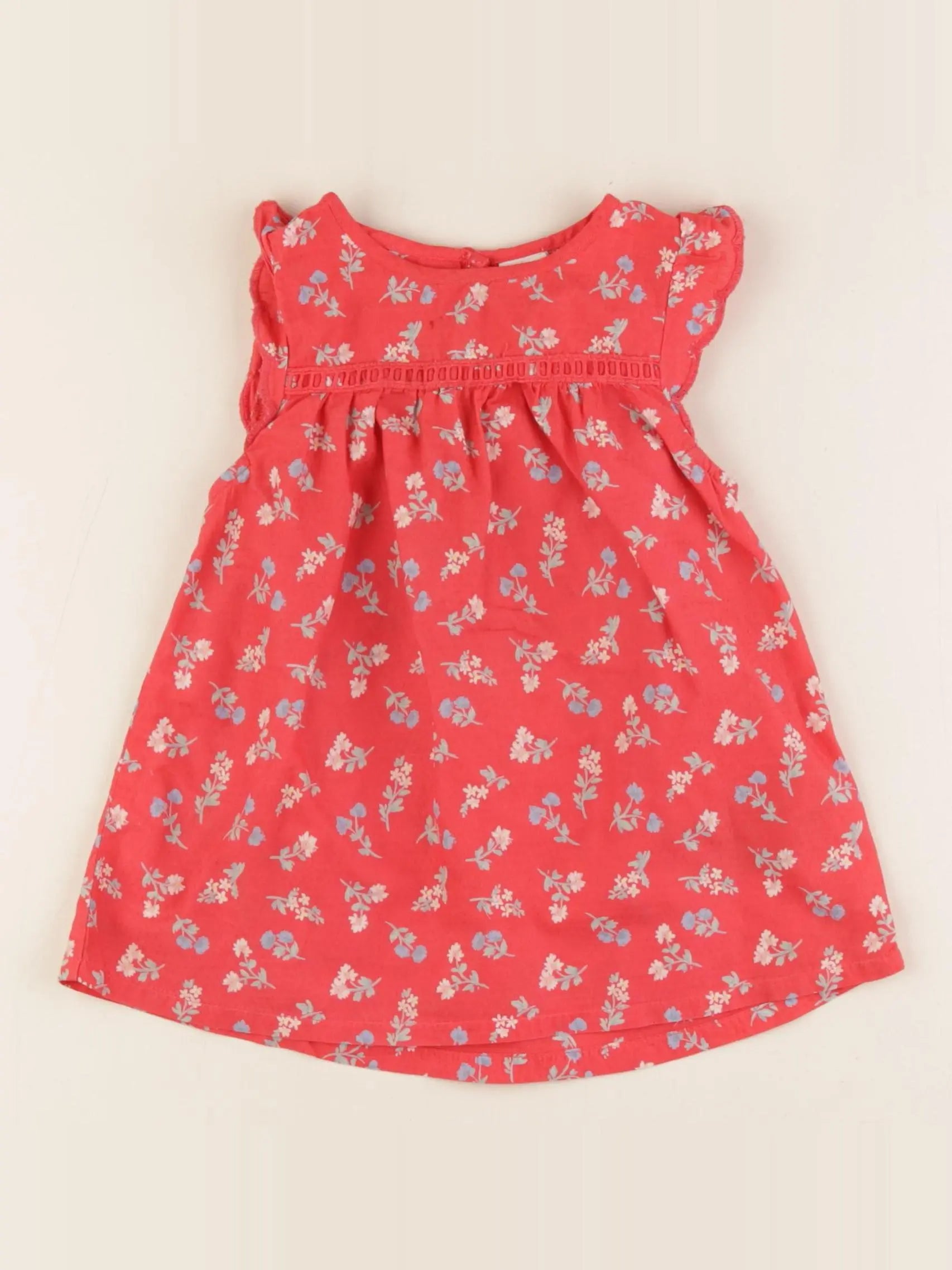 H&M - robe rouge - 18 mois à 2 ans