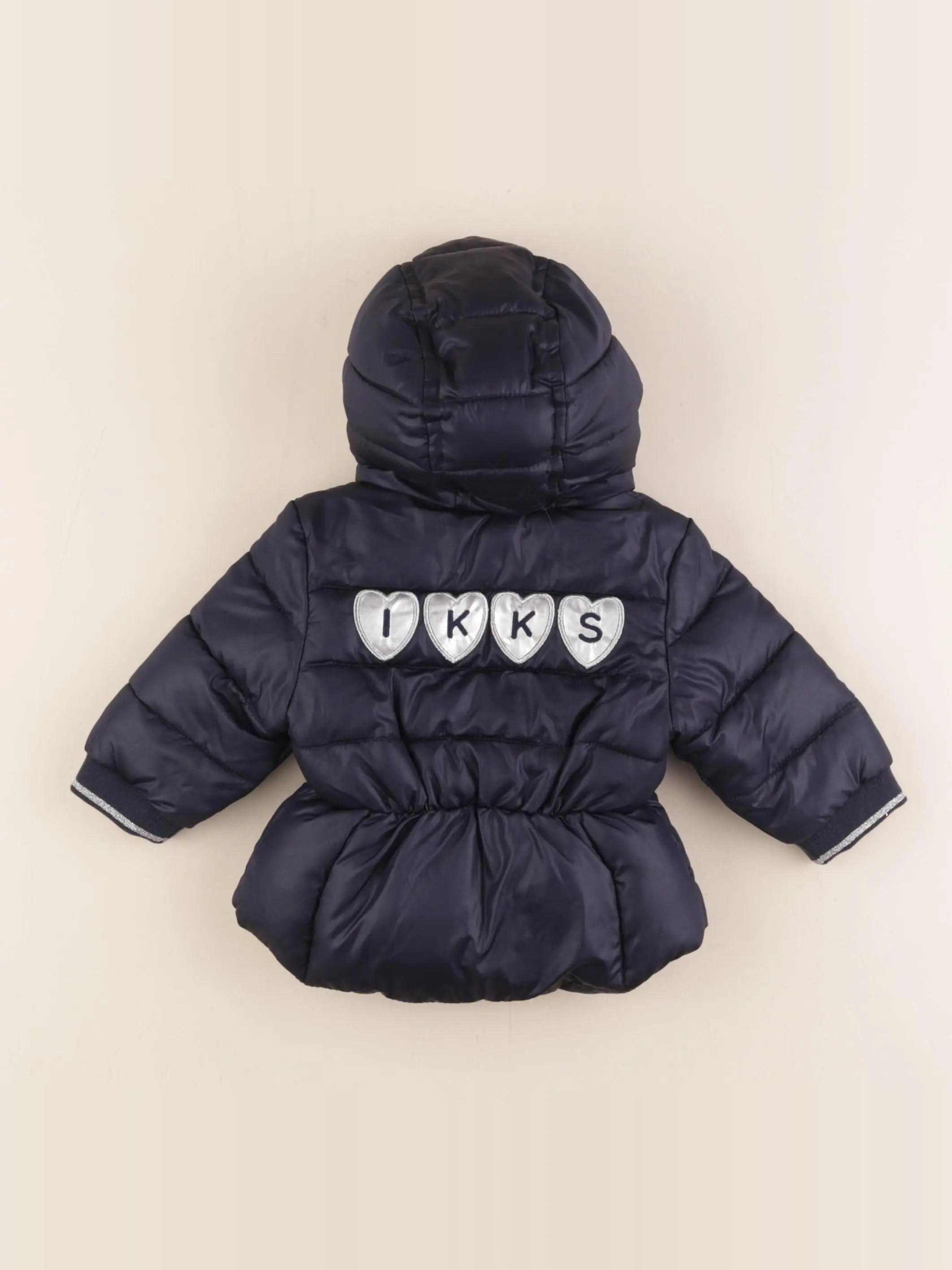 IKKS - doudoune bleu - 3 mois