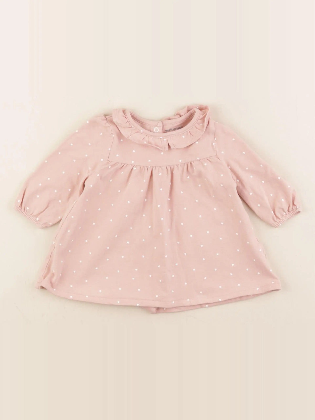 Vertbaudet - robe rose - 3 mois