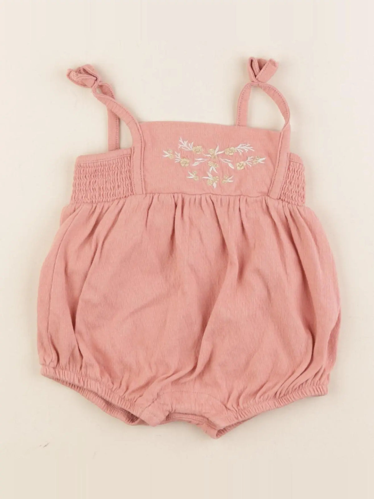 Vertbaudet - combinaison rose - 6 mois