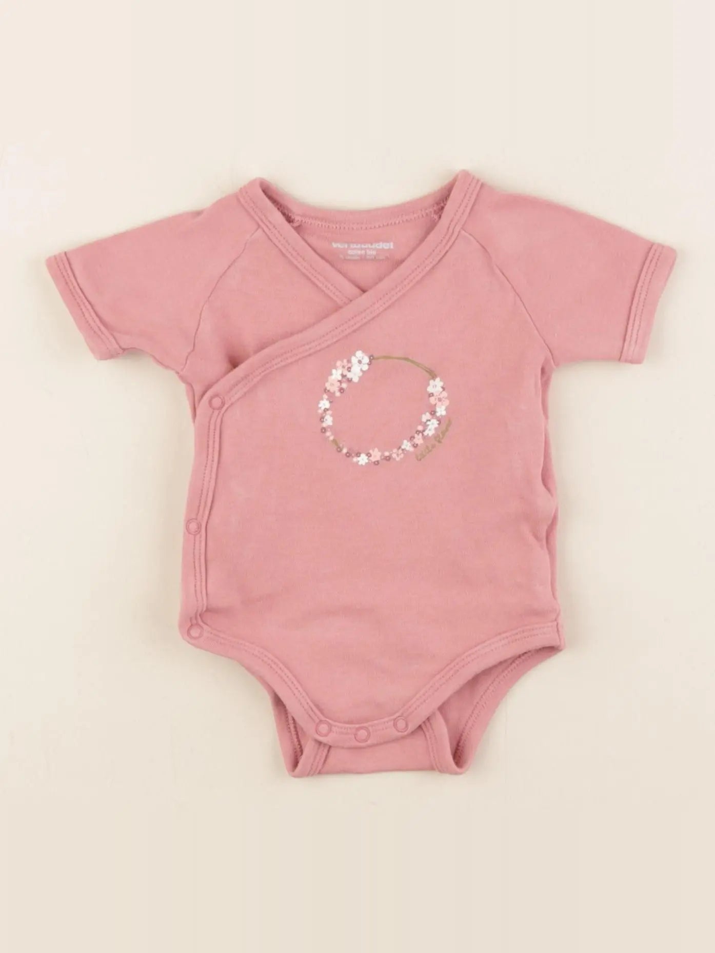 Vertbaudet - body rose - 3 mois