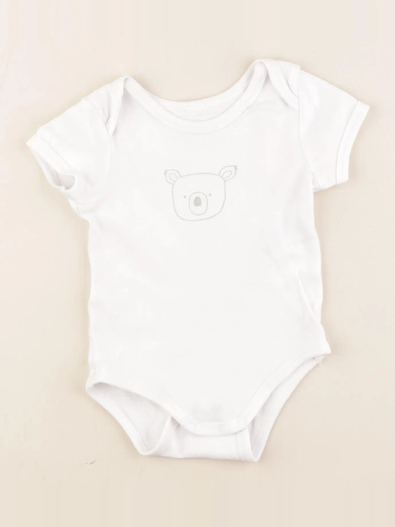 Vertbaudet - body blanc - 6 mois