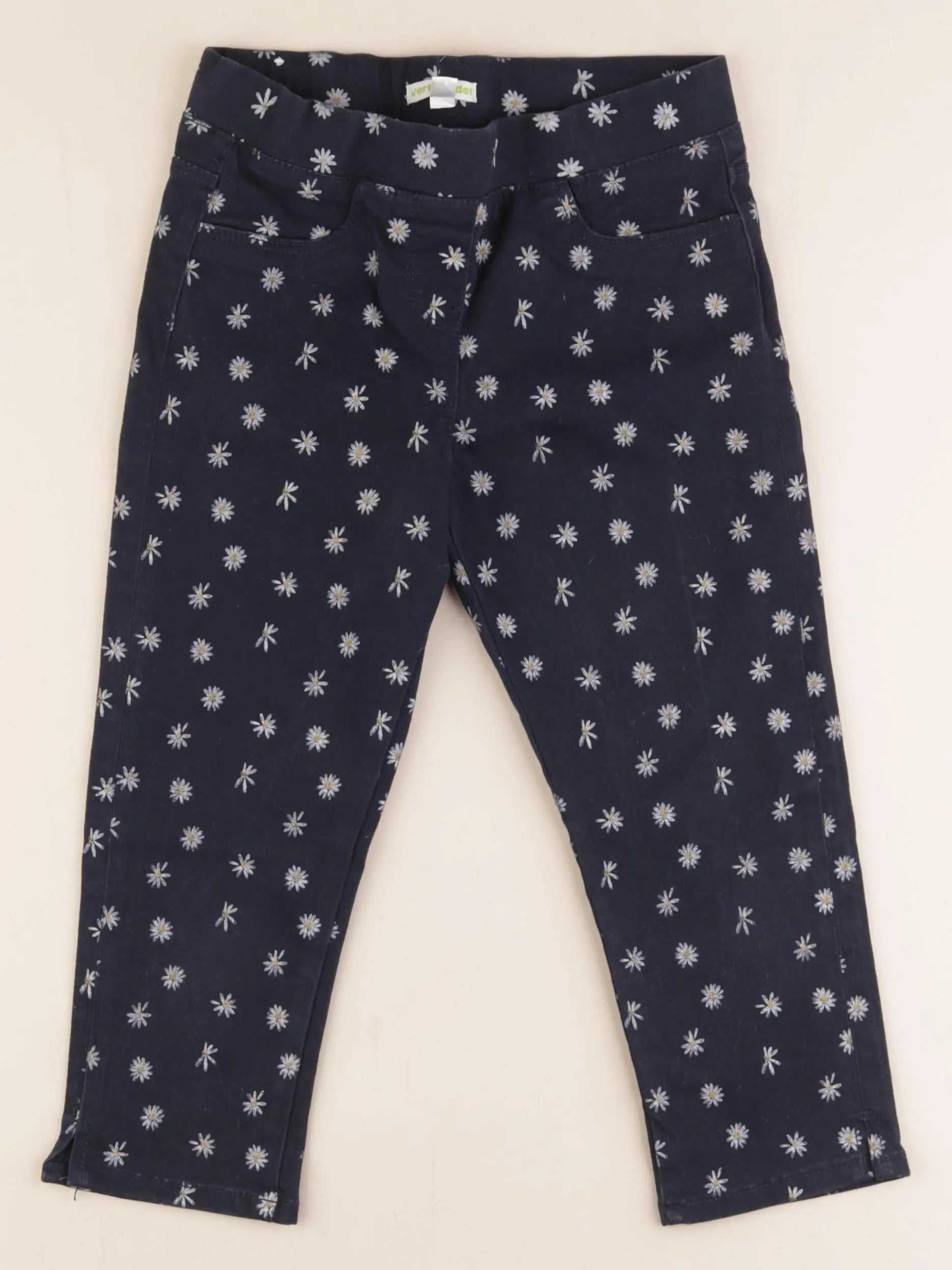 Vertbaudet - jegging bleu - 8 ans