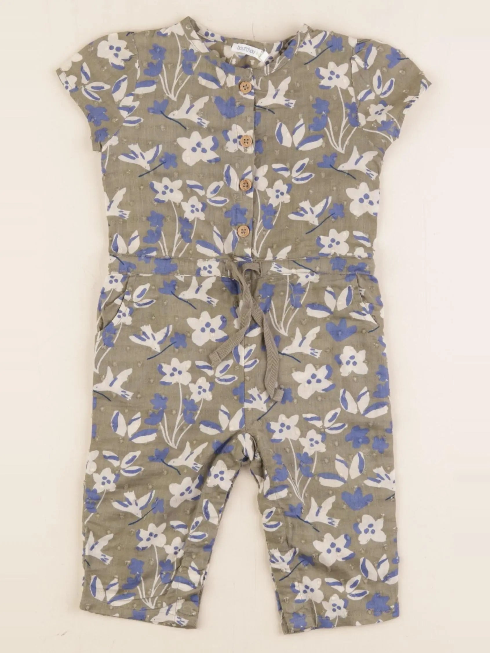 Boutchou - combinaison vert - 6 mois