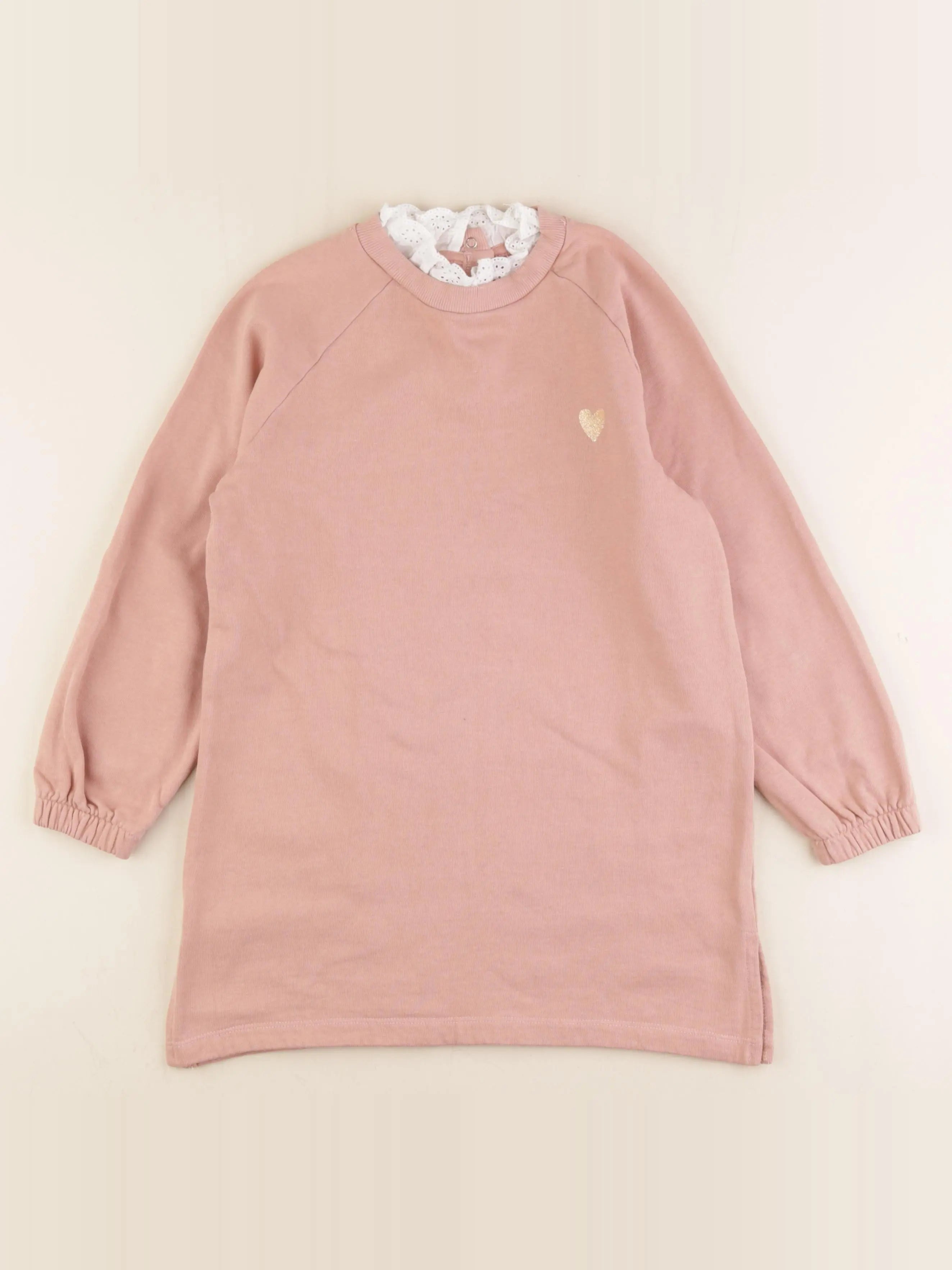 Vertbaudet - robe rose - 8 ans