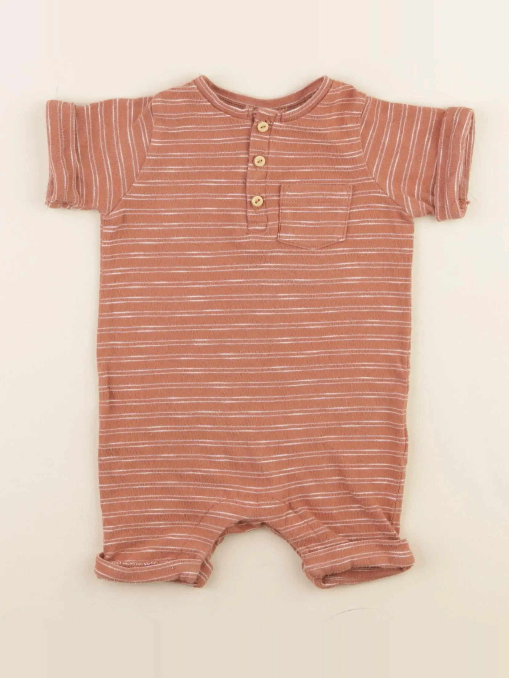 H&M - combinaison marron - 3 mois