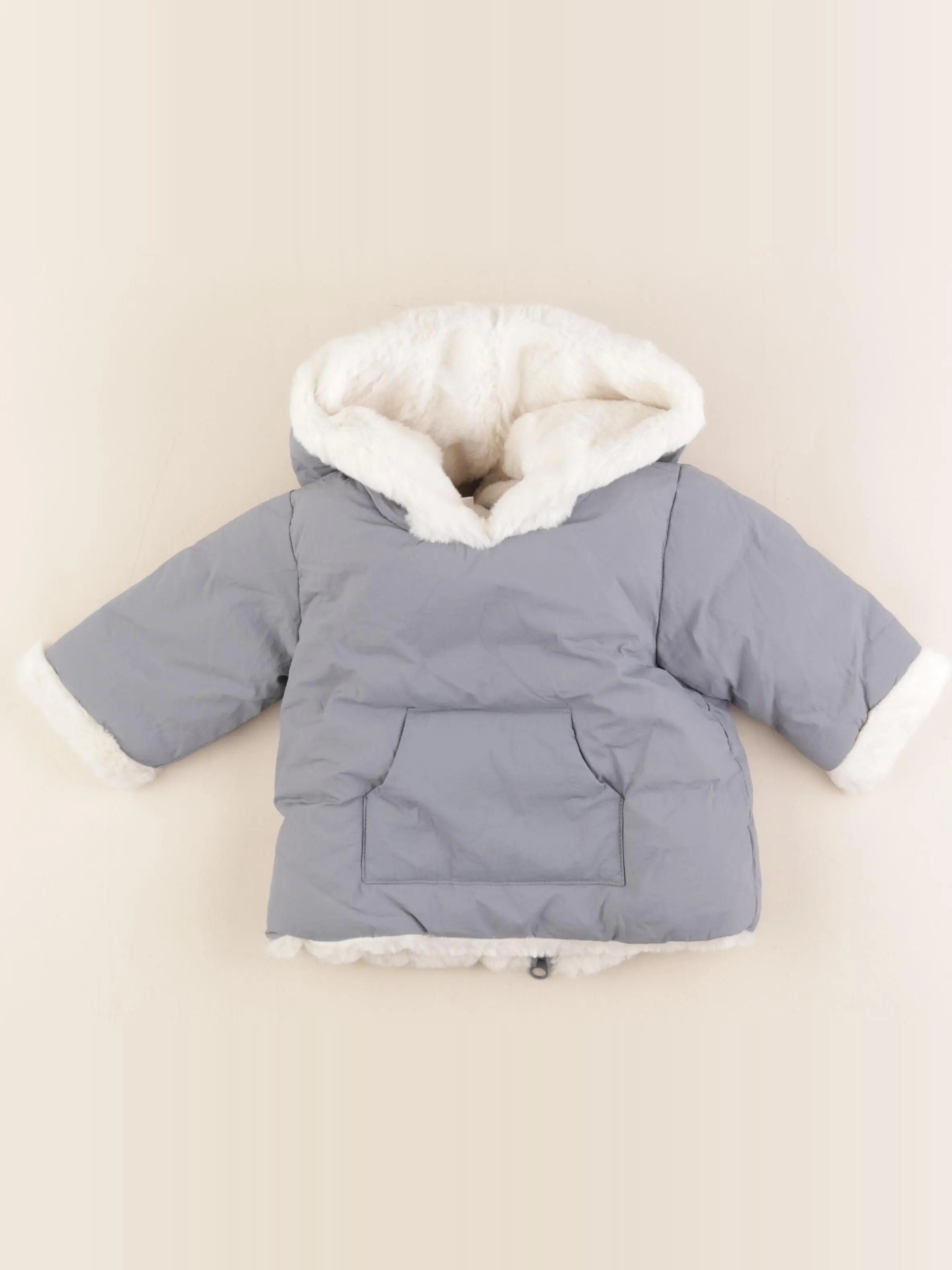 Mango - burnou gris - 3/6 mois