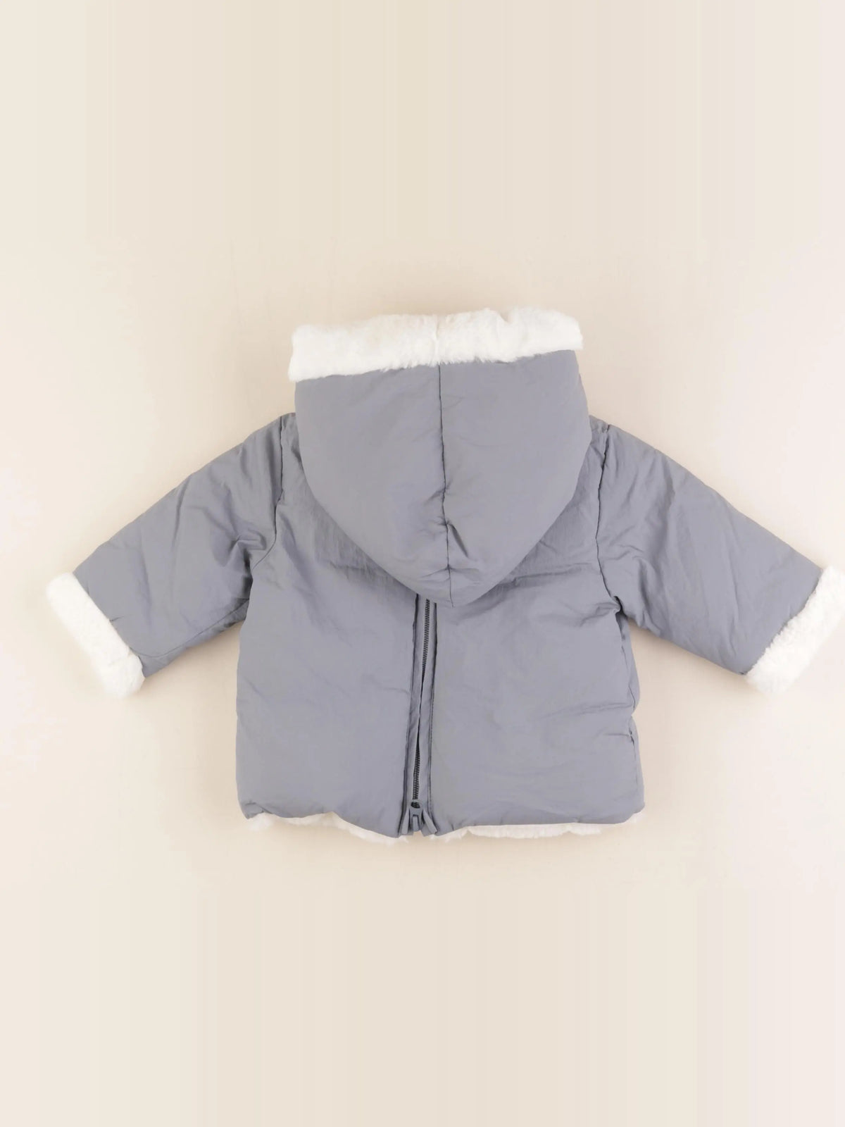 Mango - burnou gris - 3/6 mois