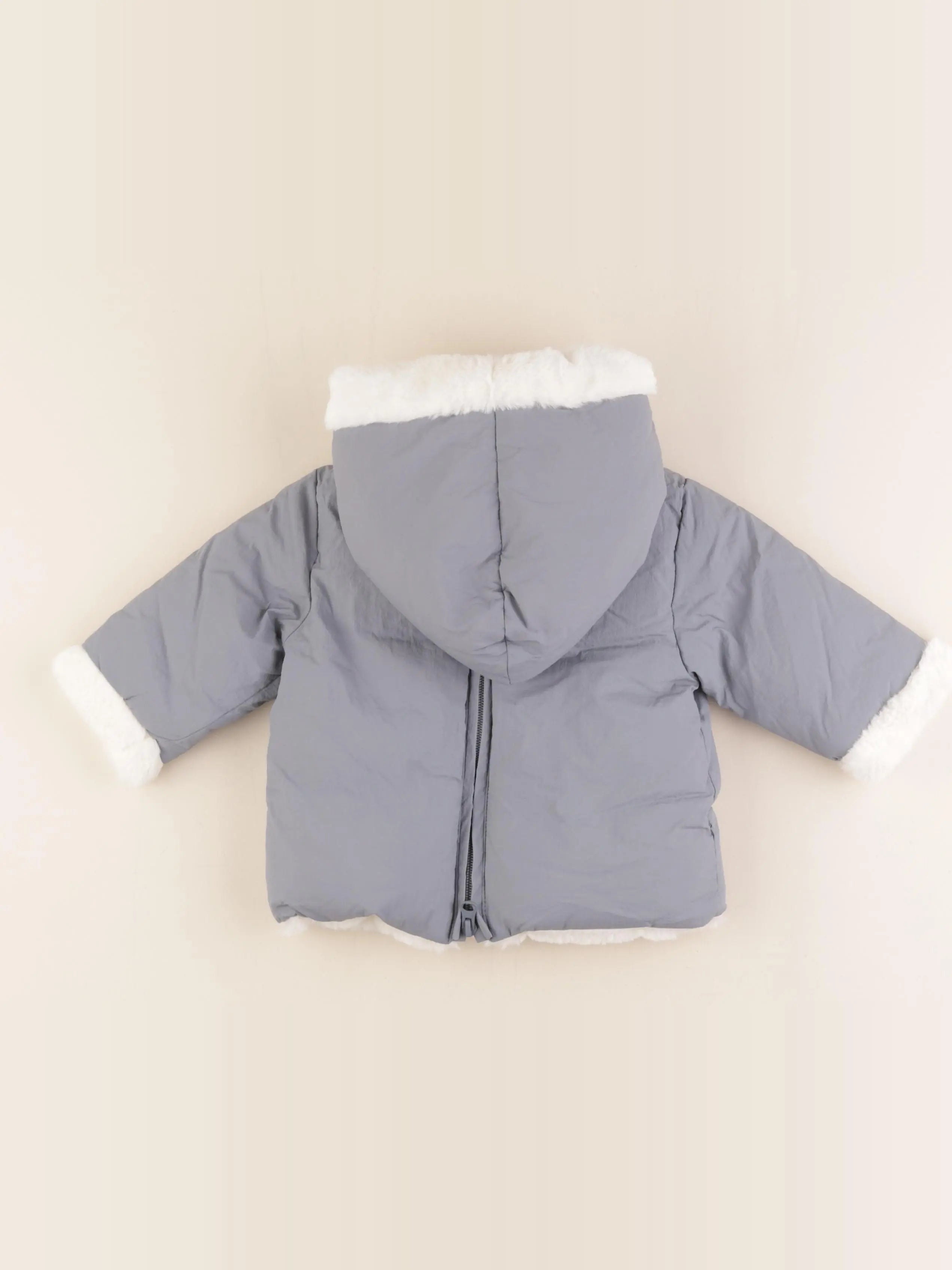 Mango - burnou gris - 3/6 mois